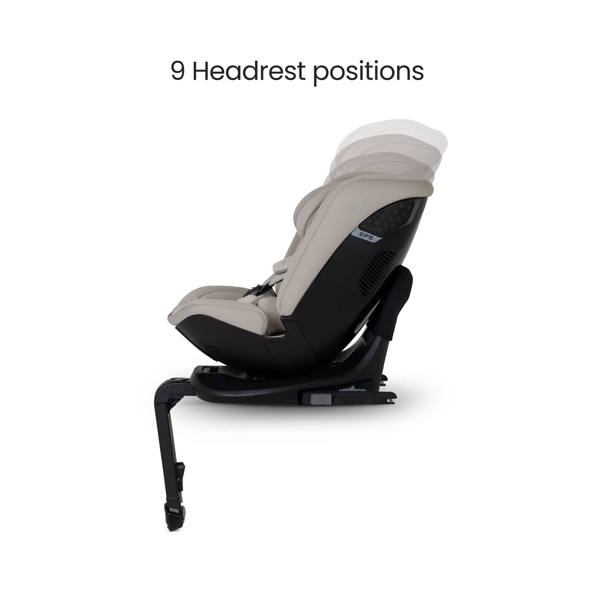 Silver Cross Motion 3 All Size 360 Car Seat in Natural Taupe Toddler Car Seats SX461.NT 5055836934871