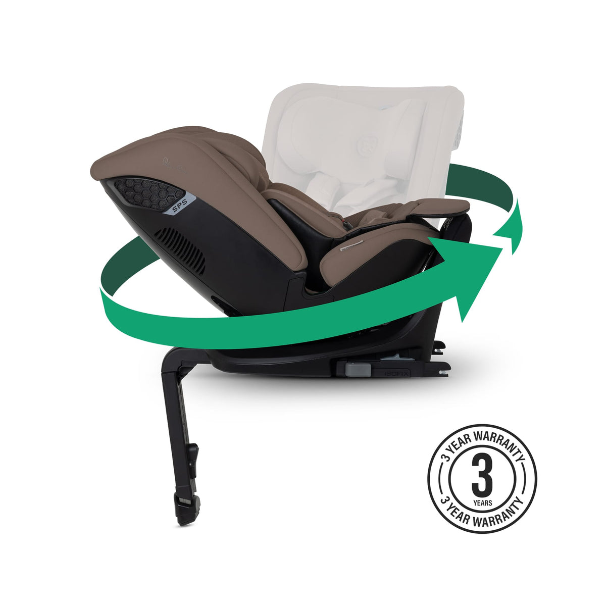 Silver Cross Motion 3 All Size 360 Car Seat in Timeless Cocoa Toddler Car Seats SX461.TC 5055836936011