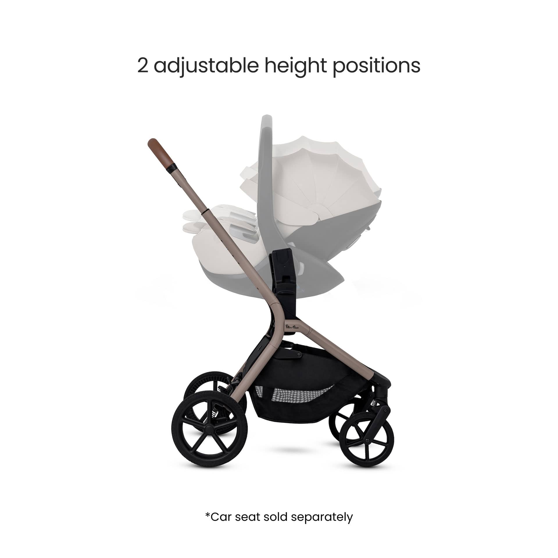 Silver Cross Breez Maxi-Cosi Bundle in Champagne Travel Systems