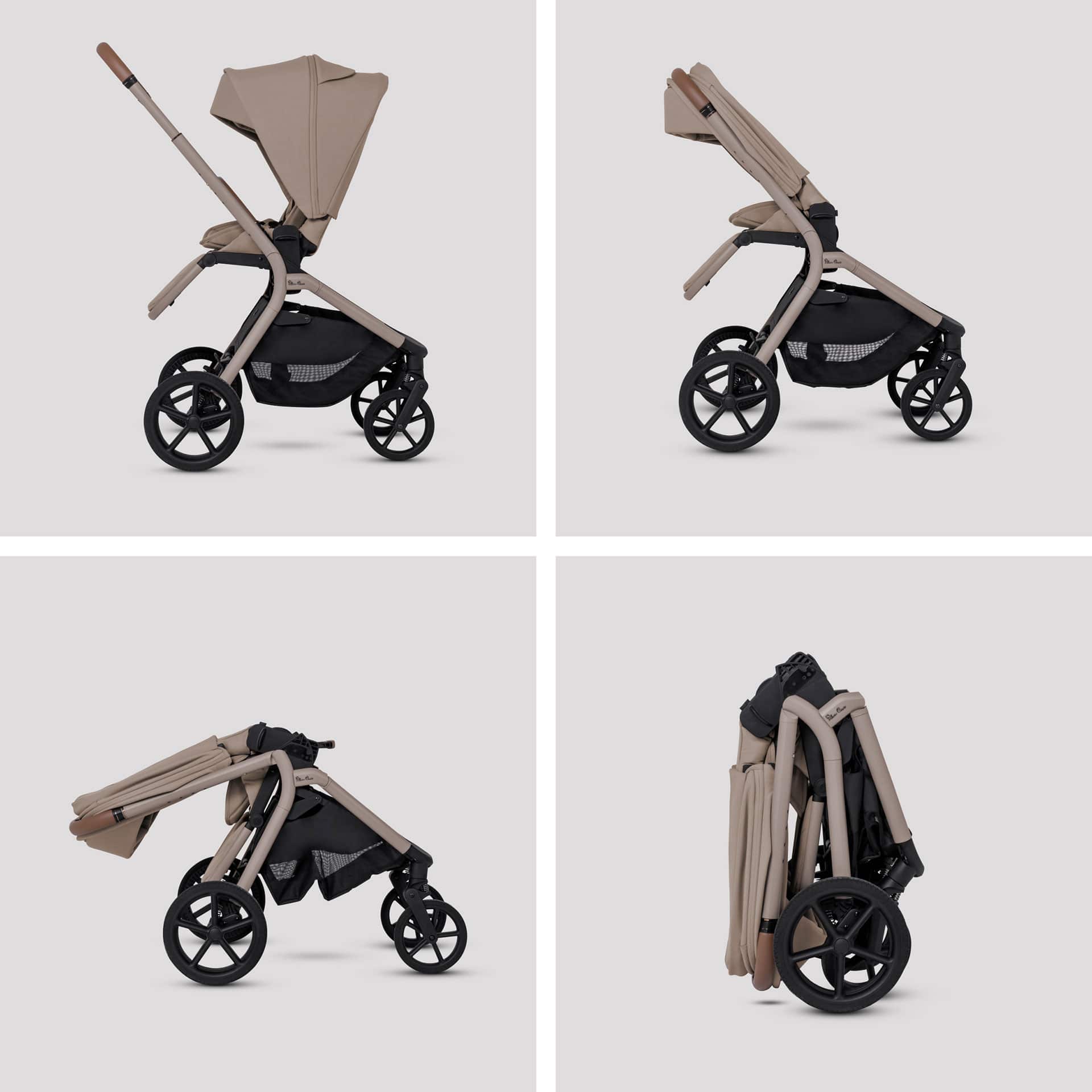 Silver Cross Breez Maxi-Cosi Bundle in Champagne Travel Systems