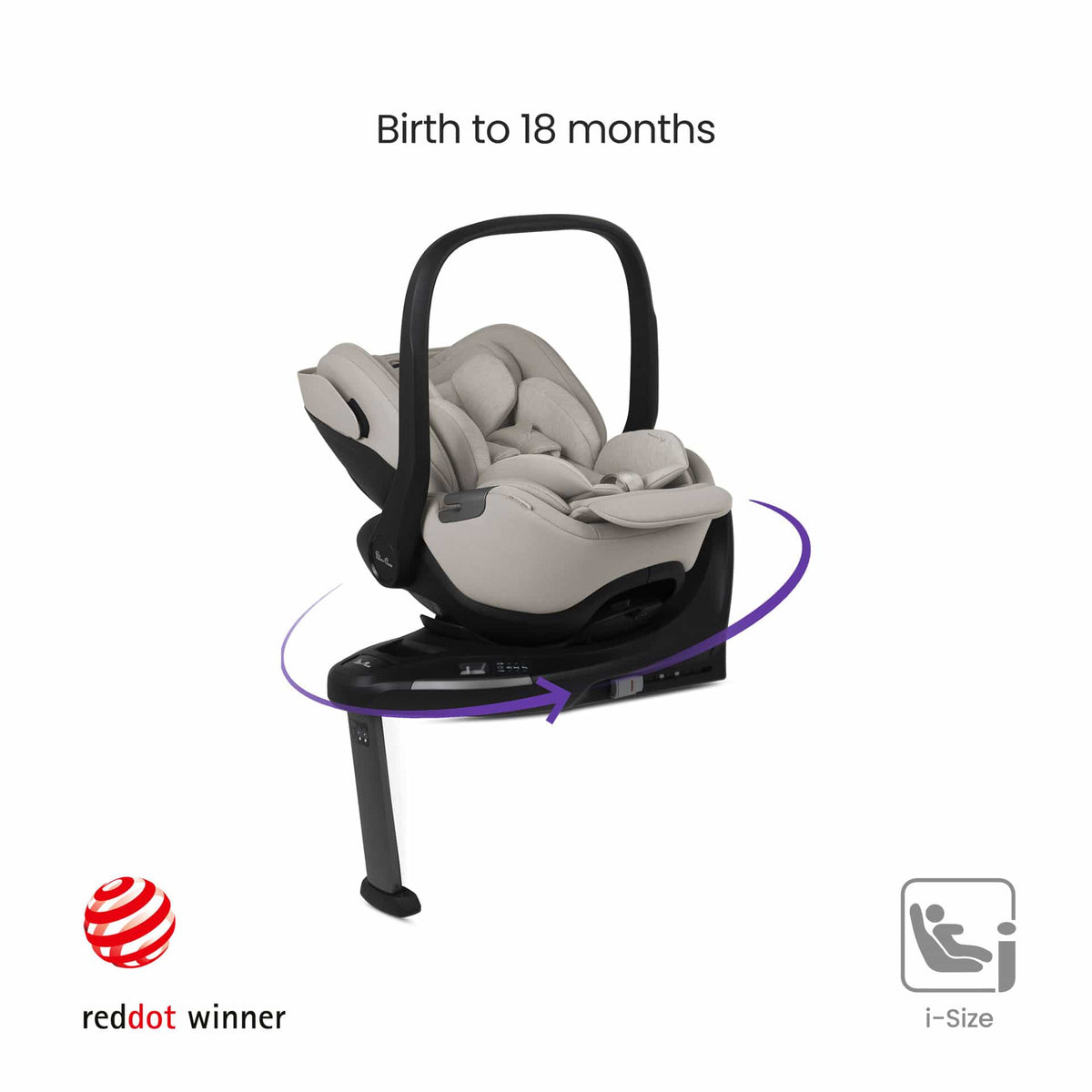 Silver Cross Breez Ultimate 360 Bundle in Maple Travel Systems