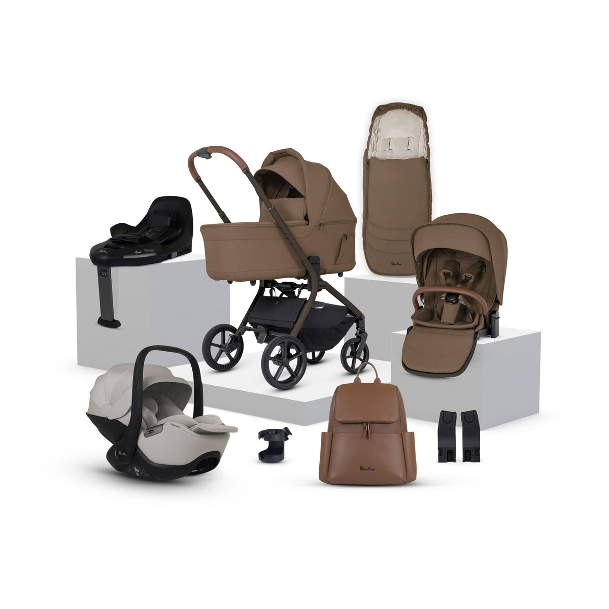 Silver Cross Breez Ultimate 360 Bundle in Maple Travel Systems IBU.MP1 5055836934703