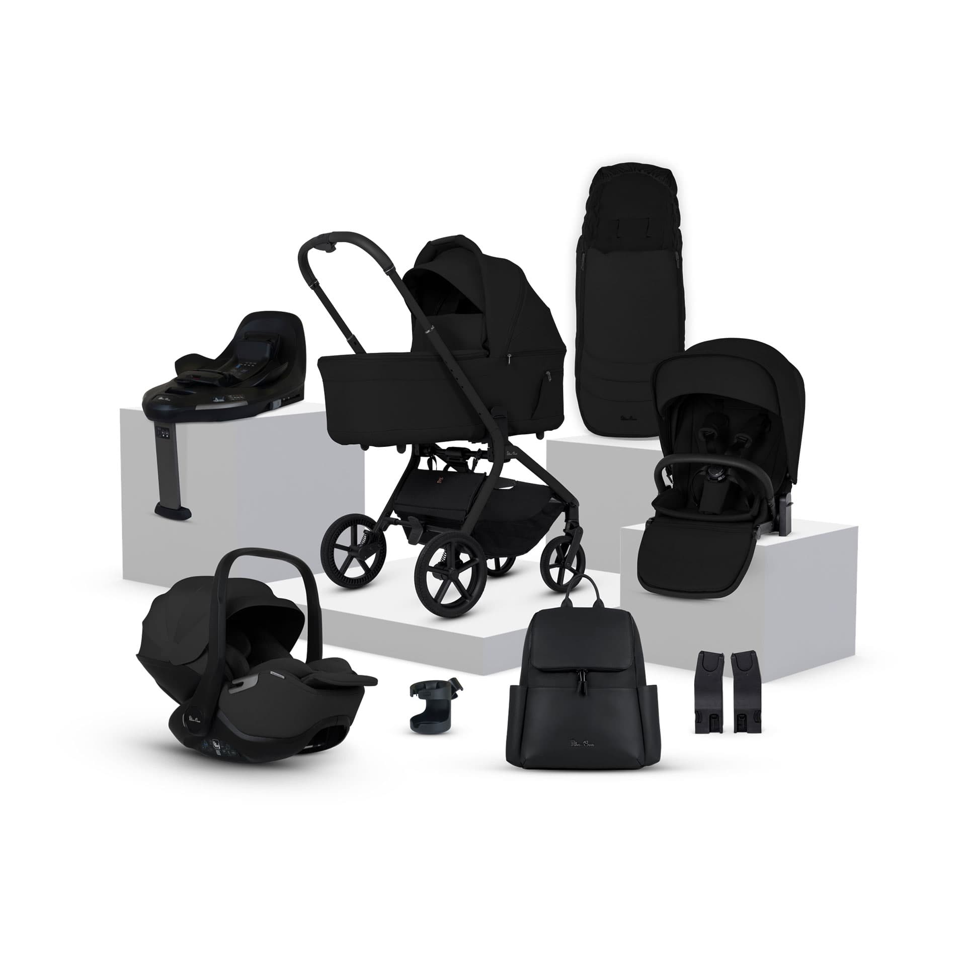 Silver Cross Breez Ultimate 360 Bundle in Onyx Travel Systems IBU.OX1 5055836934710