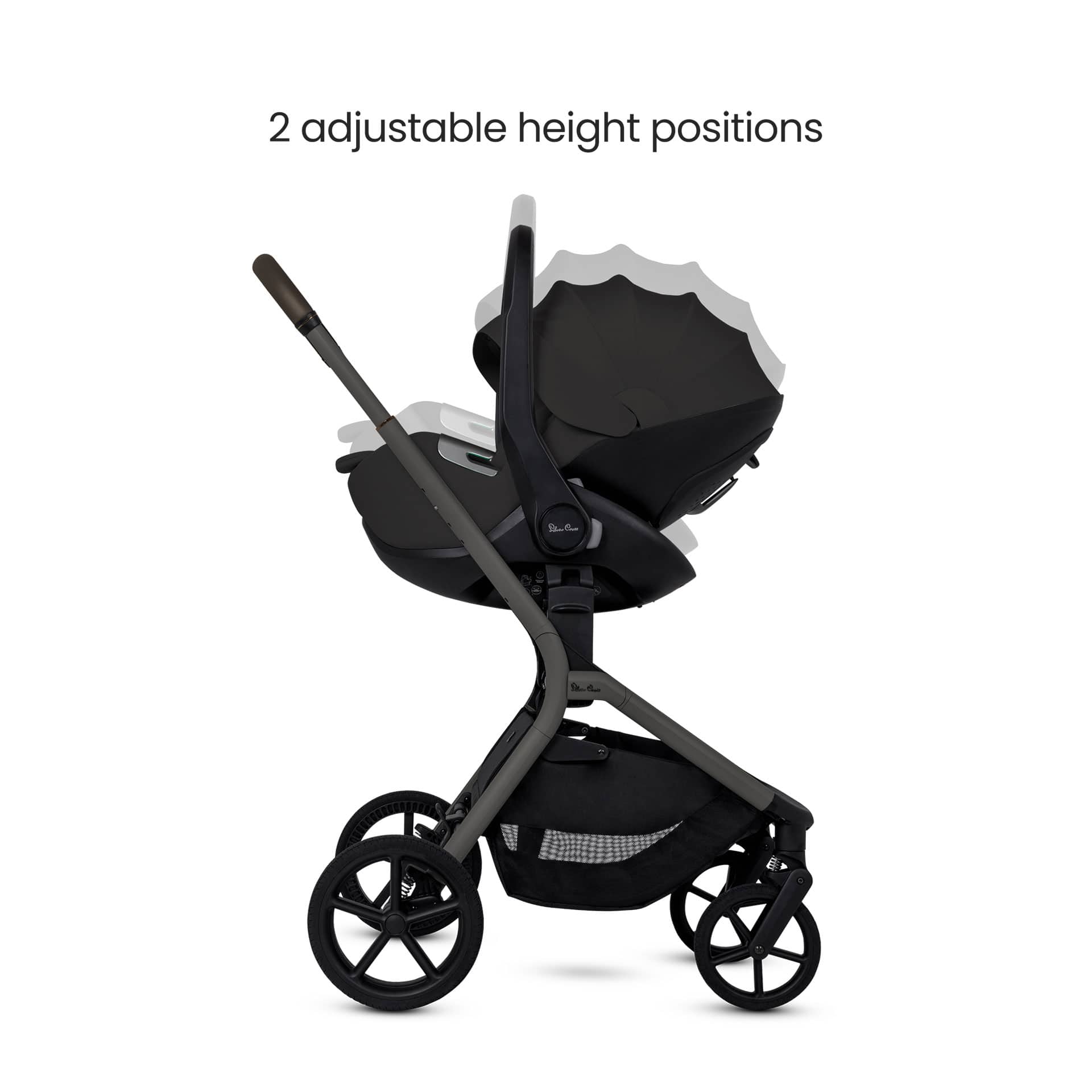 Silver Cross Breez Ultimate 360 Bundle in Pewter Travel Systems