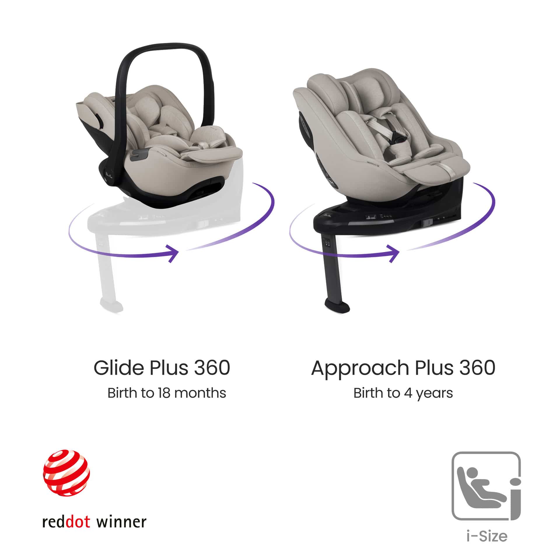 Silver Cross Breez Ultimate Family 360 Bundle in Champagne Travel Systems