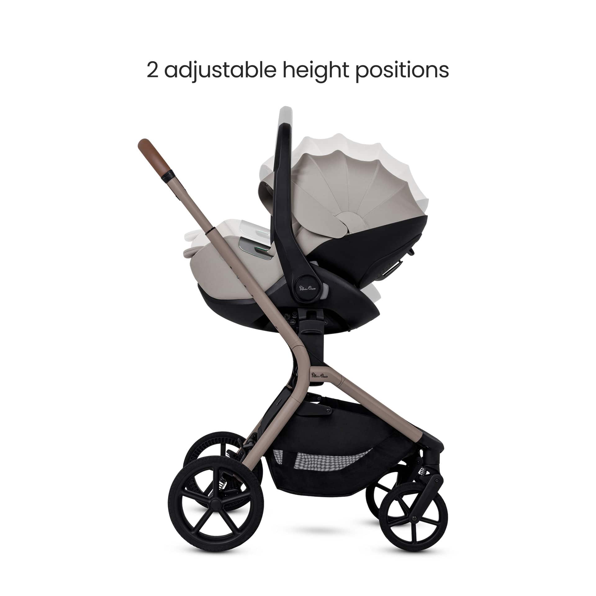 Silver Cross Breez Ultimate Family 360 Bundle in Champagne Travel Systems