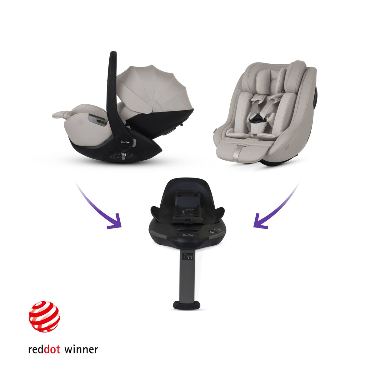 Silver Cross Breez Ultimate Family 360 Bundle in Maple Travel Systems