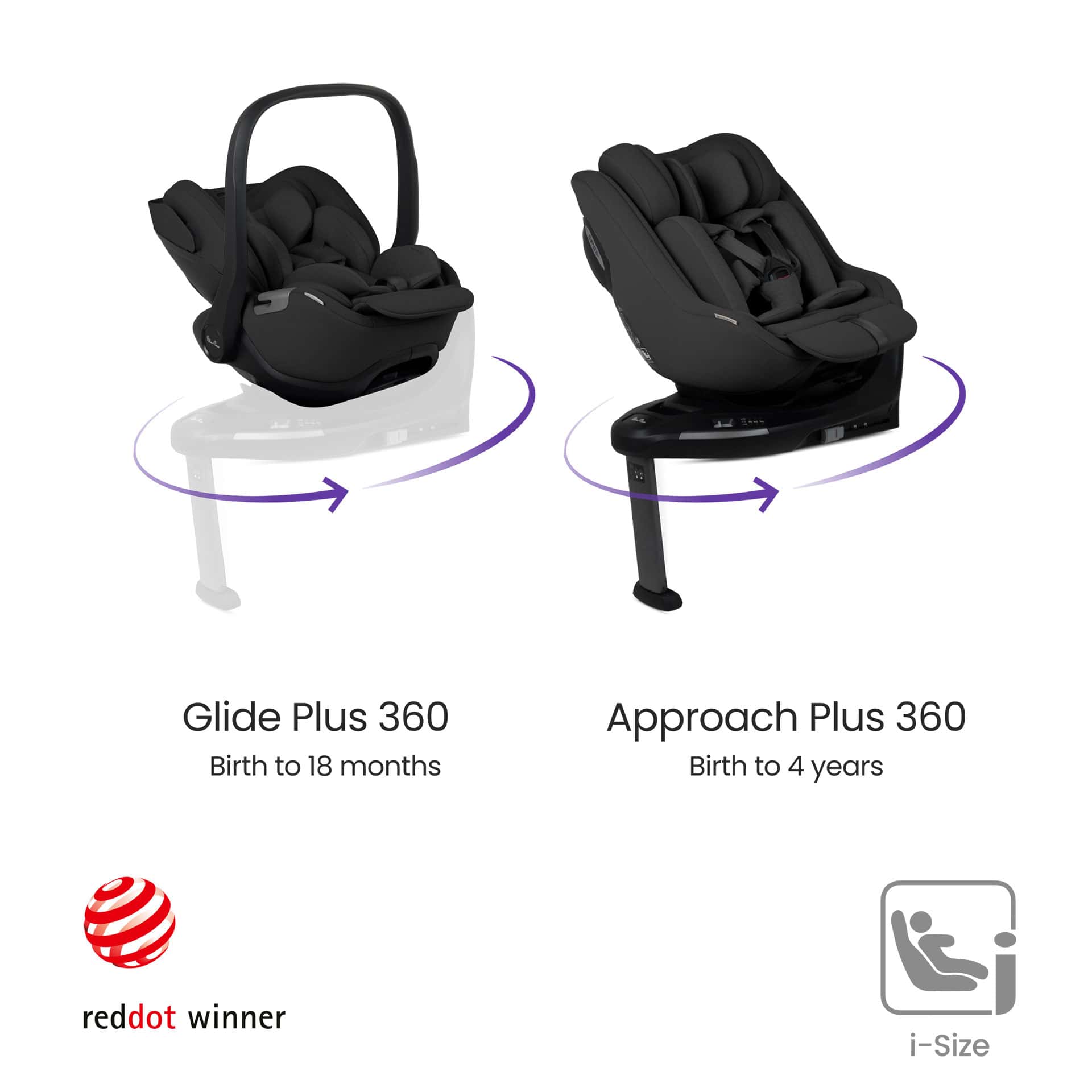 Silver Cross Breez Ultimate Family 360 Bundle in Onyx Travel Systems