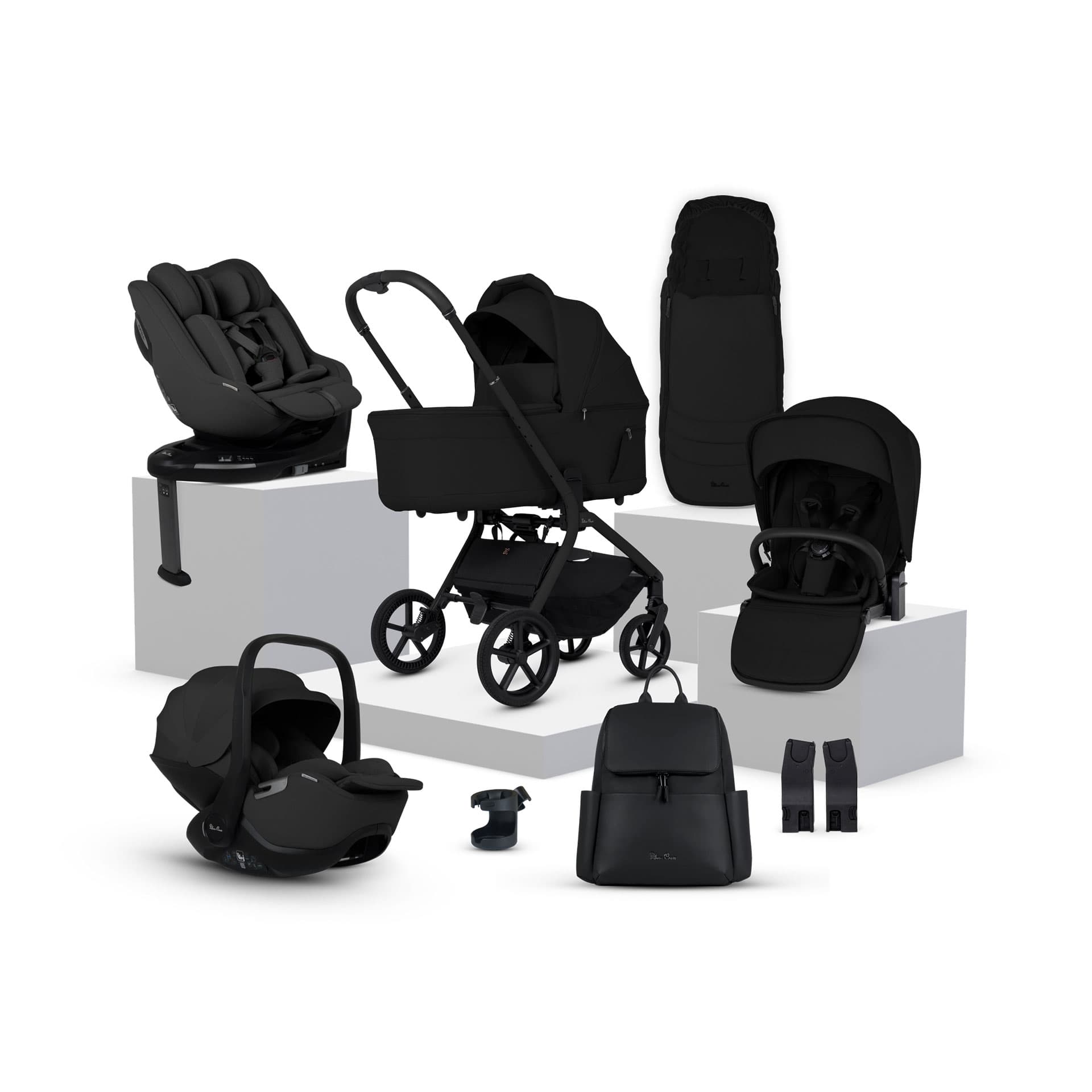 Silver Cross Breez Ultimate Family 360 Bundle in Onyx Travel Systems IBF.OX1 5055836934758