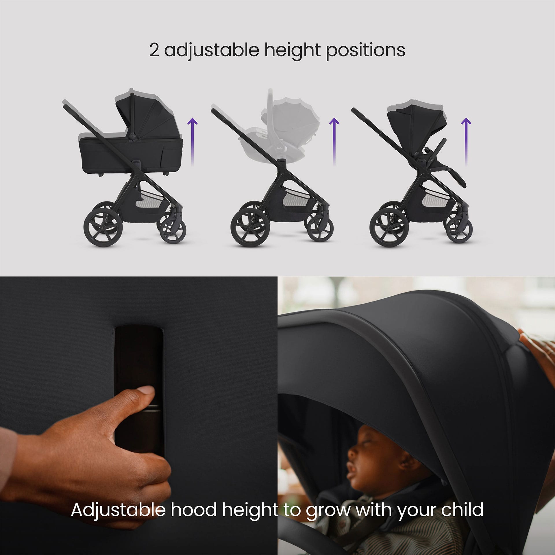 Silver Cross Cove 2 Cybex Travel System in Onyx Travel Systems