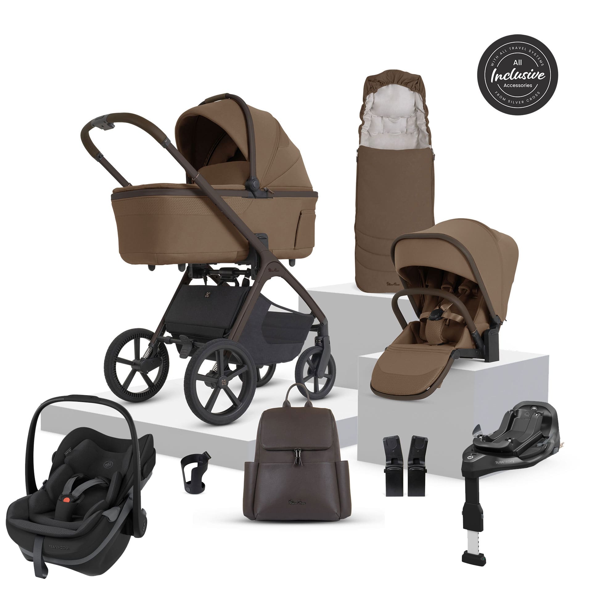 Silver Cross Cove 2 Maxi-Cosi Travel System in Maple Travel Systems 23121-MAP 5055836936127