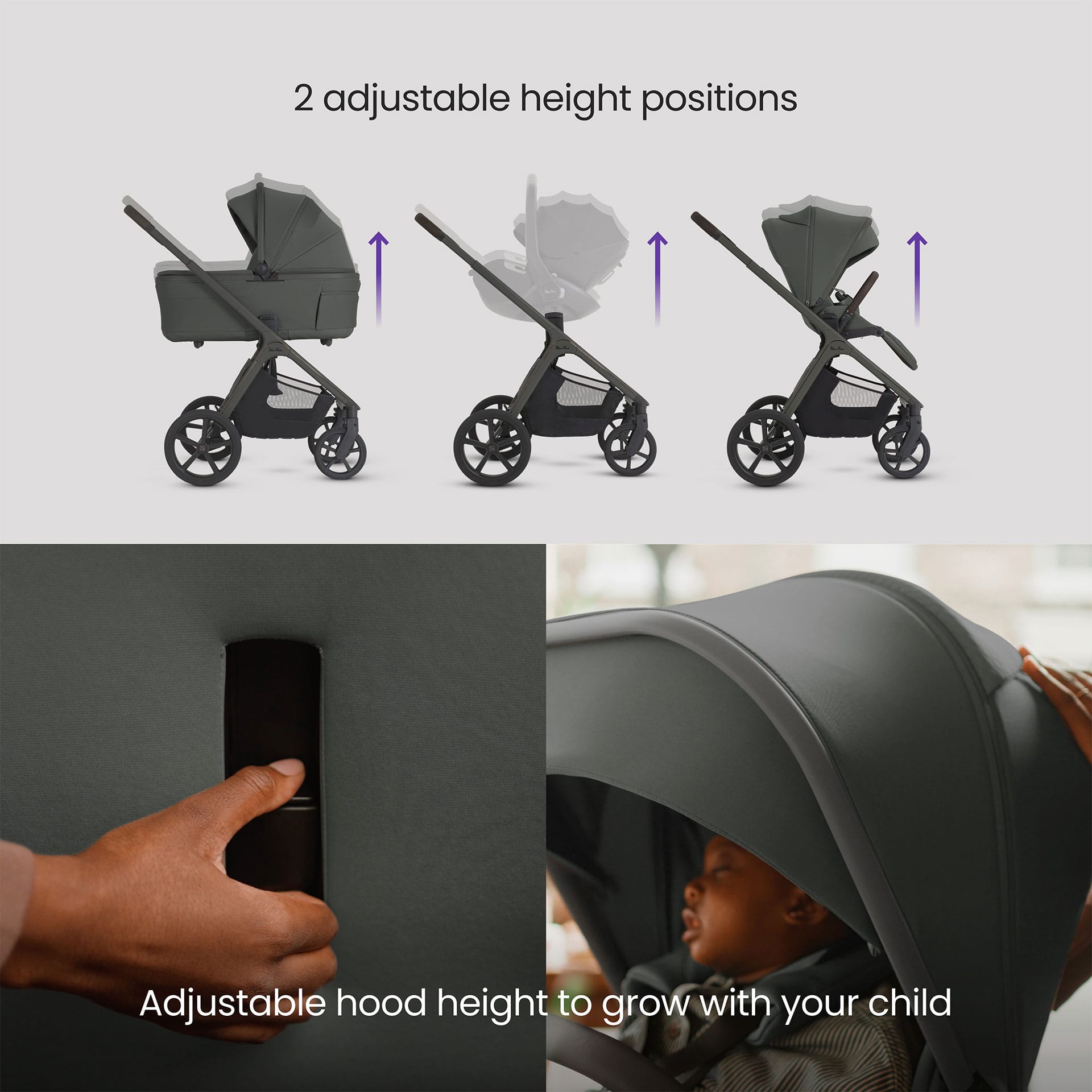 Silver Cross Cove 2 Maxi-Cosi Travel System in Pewter Travel Systems 23121-PEW 5055836936158