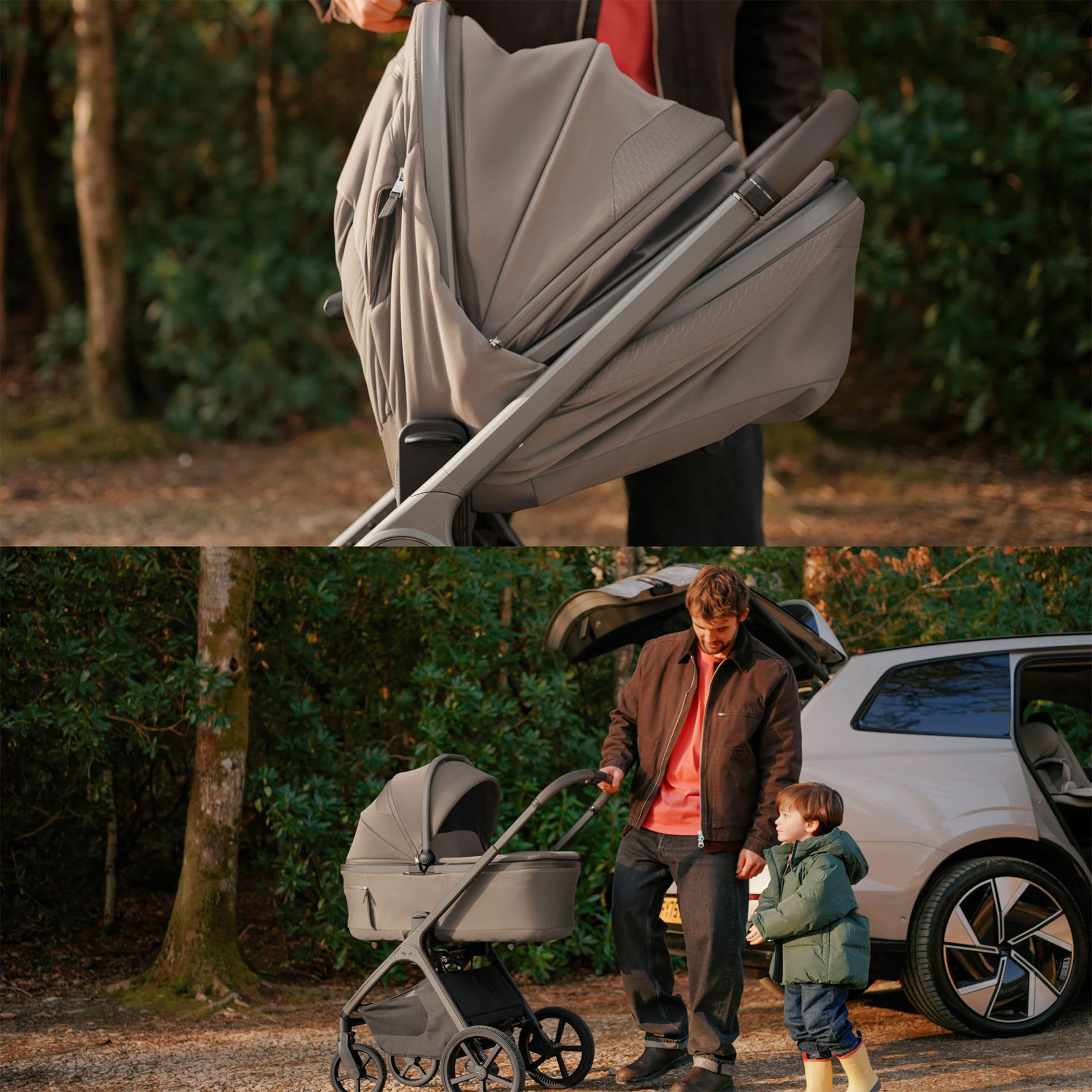 Silver Cross Cove 2 Ultimate 360 Family Bundle in Champagne Travel Systems