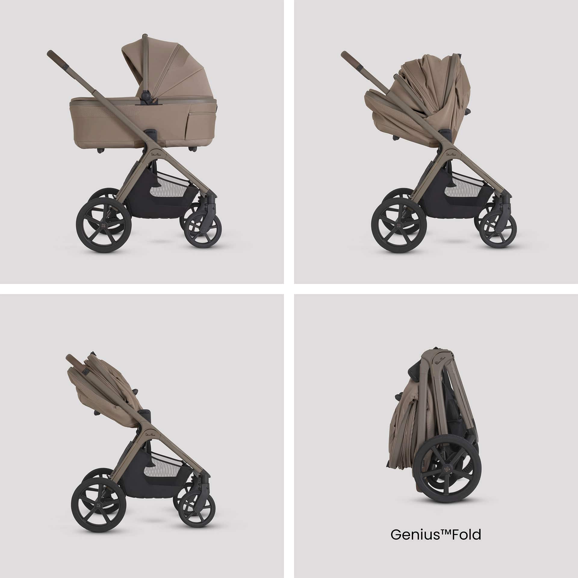 Silver Cross Cove 2 Ultimate 360 Family Bundle in Champagne Travel Systems
