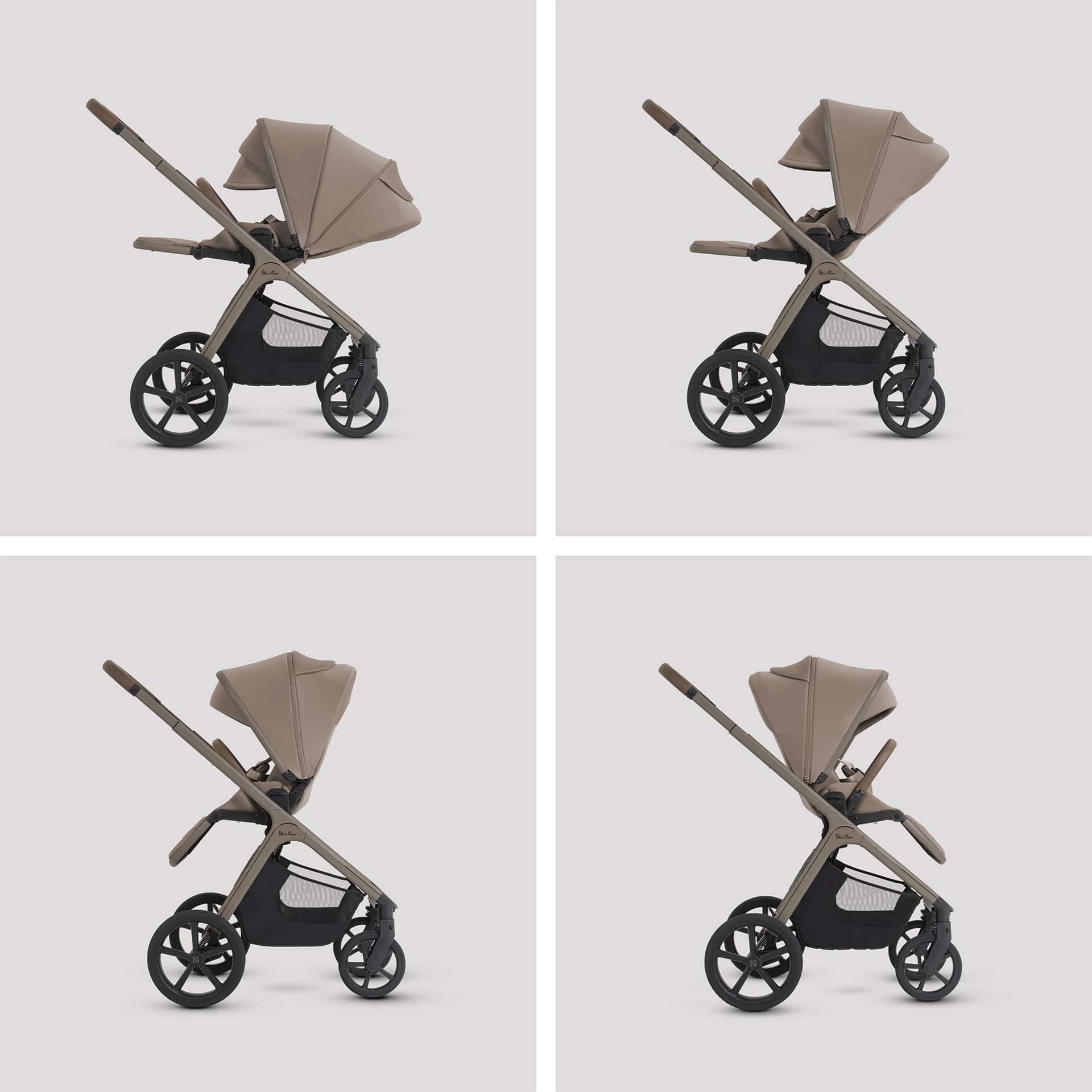 Silver Cross Cove 2 Ultimate 360 Infant Carrier Bundle in Champagne Travel Systems