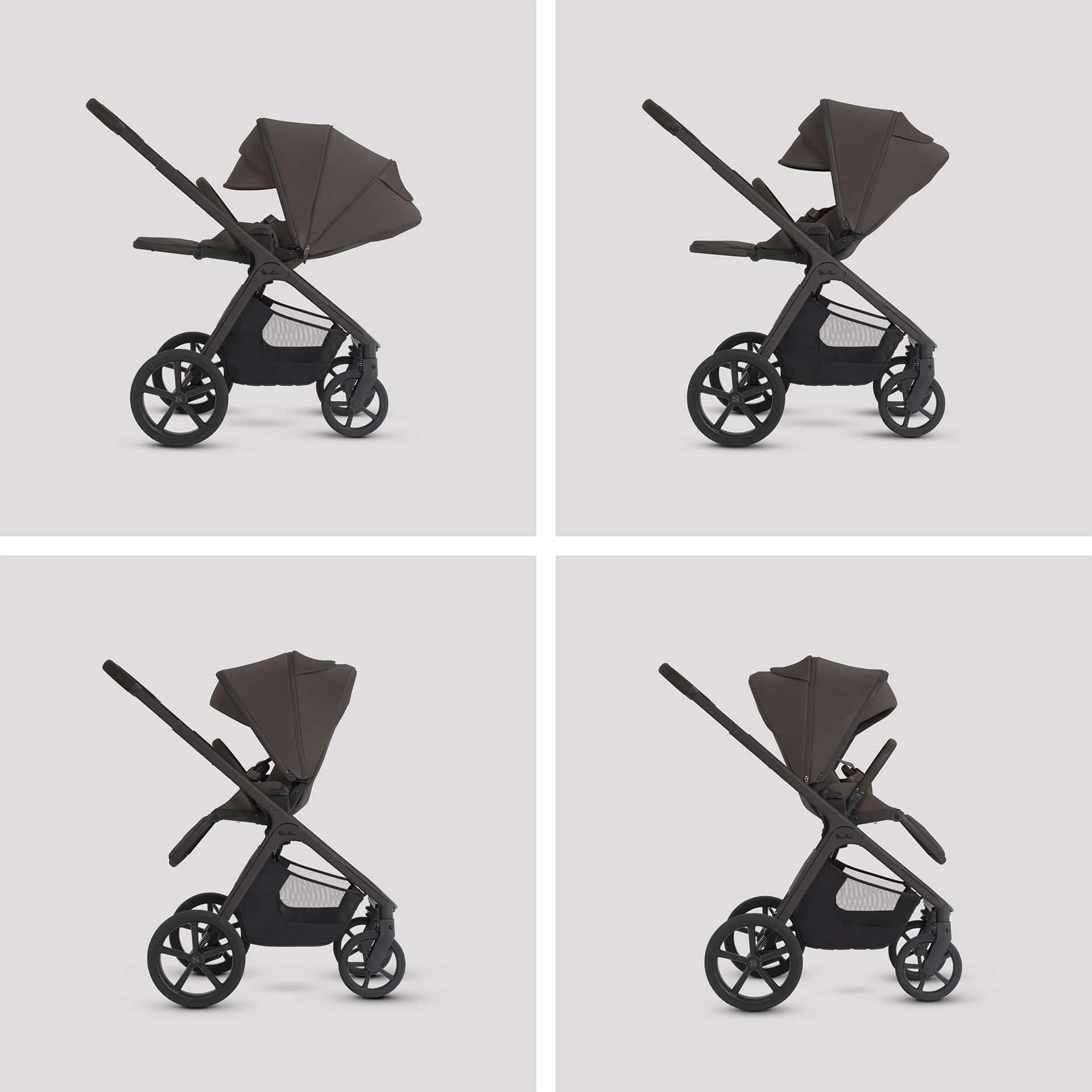 Silver Cross Cove 2 Ultimate 360 Infant Carrier Bundle in Chocolate Travel Systems