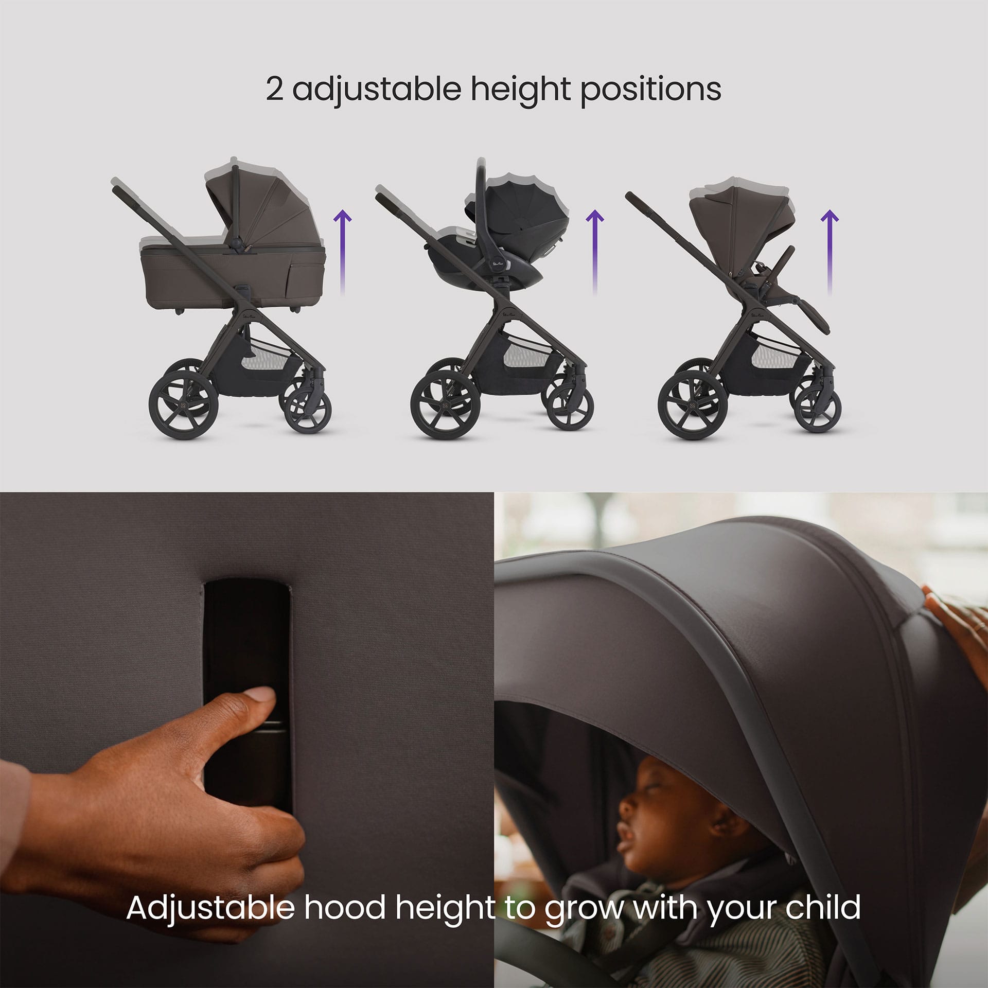Silver Cross Cove 2 Ultimate 360 Infant Carrier Bundle in Chocolate Travel Systems