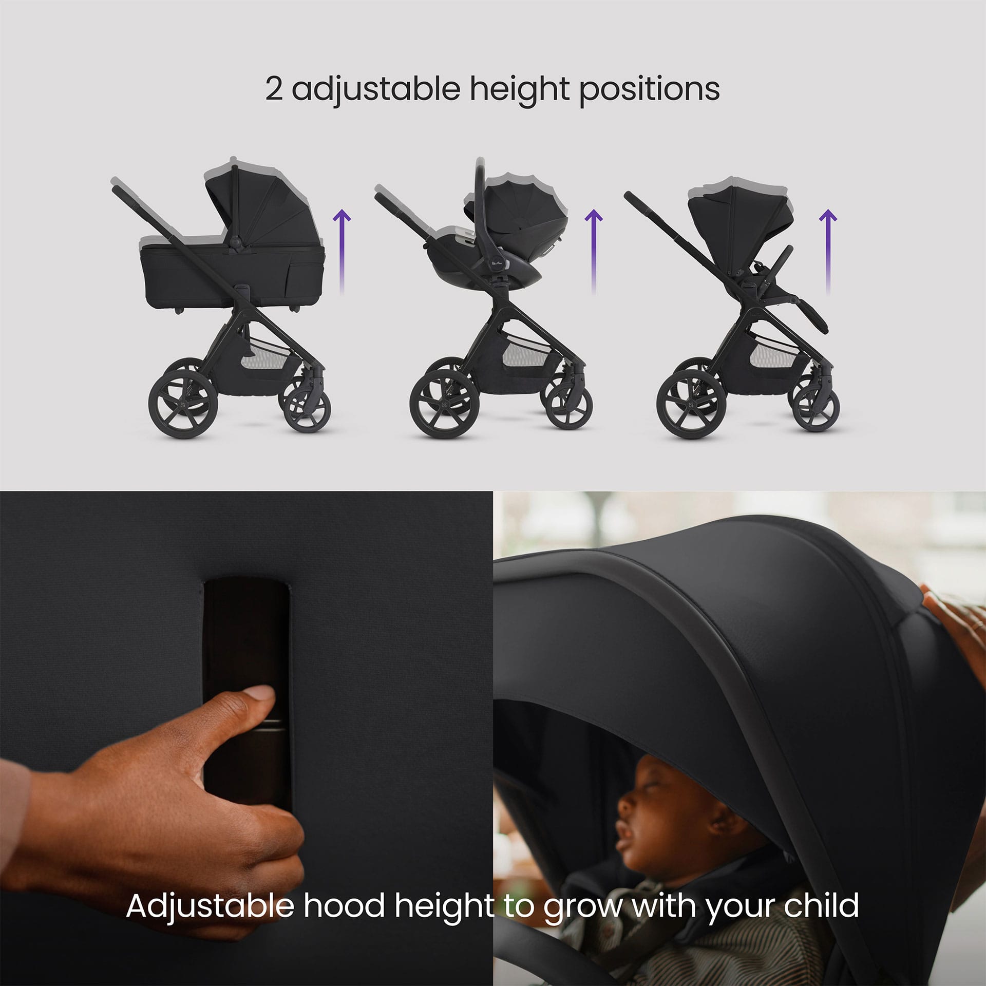 Silver Cross Cove 2 Ultimate 360 Infant Carrier Bundle in Onyx Travel Systems