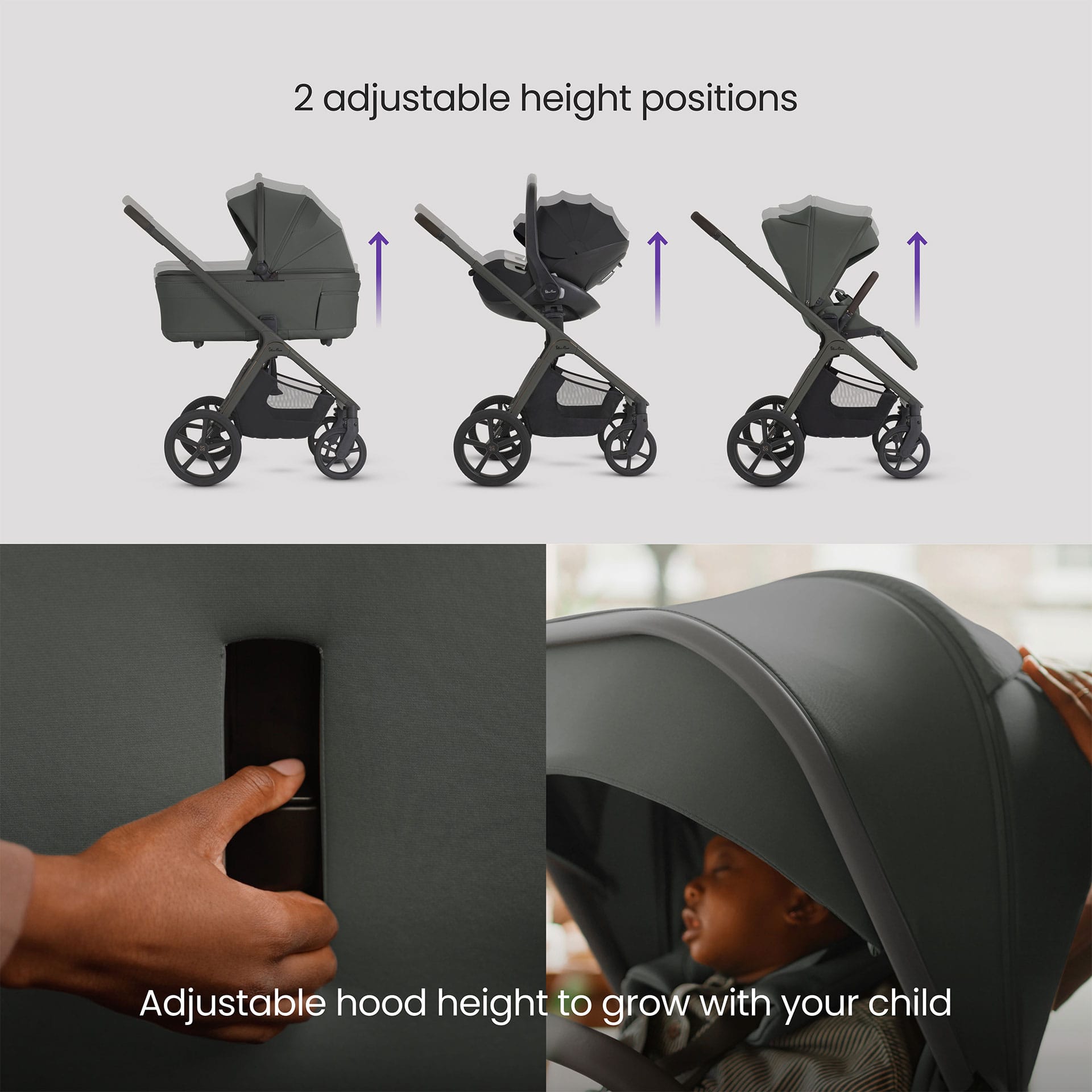 Silver Cross Cove 2 Ultimate 360 Infant Carrier Bundle in Pewter Travel Systems
