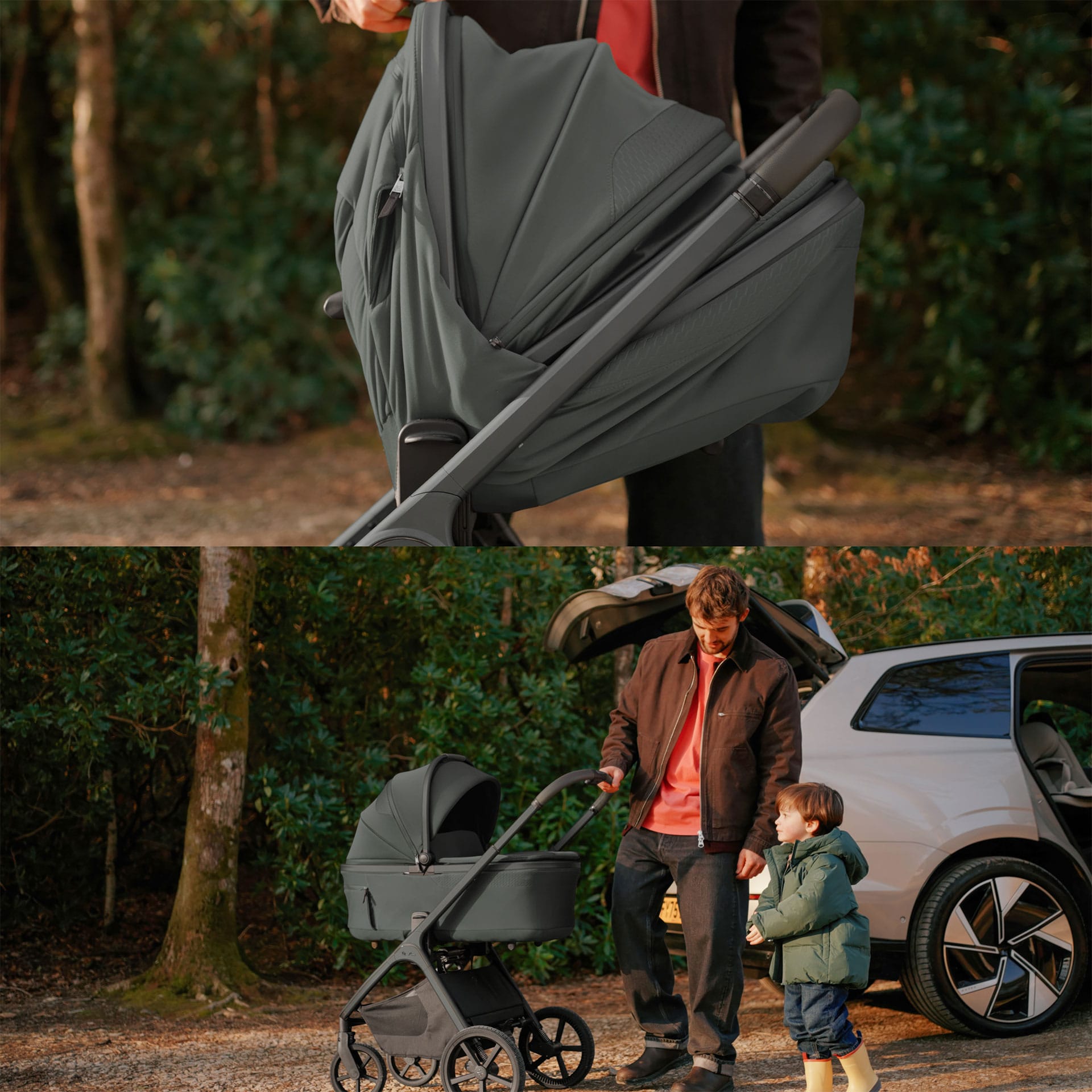 Silver Cross Cove 2 Ultimate 360 Infant Carrier Bundle in Pewter Travel Systems