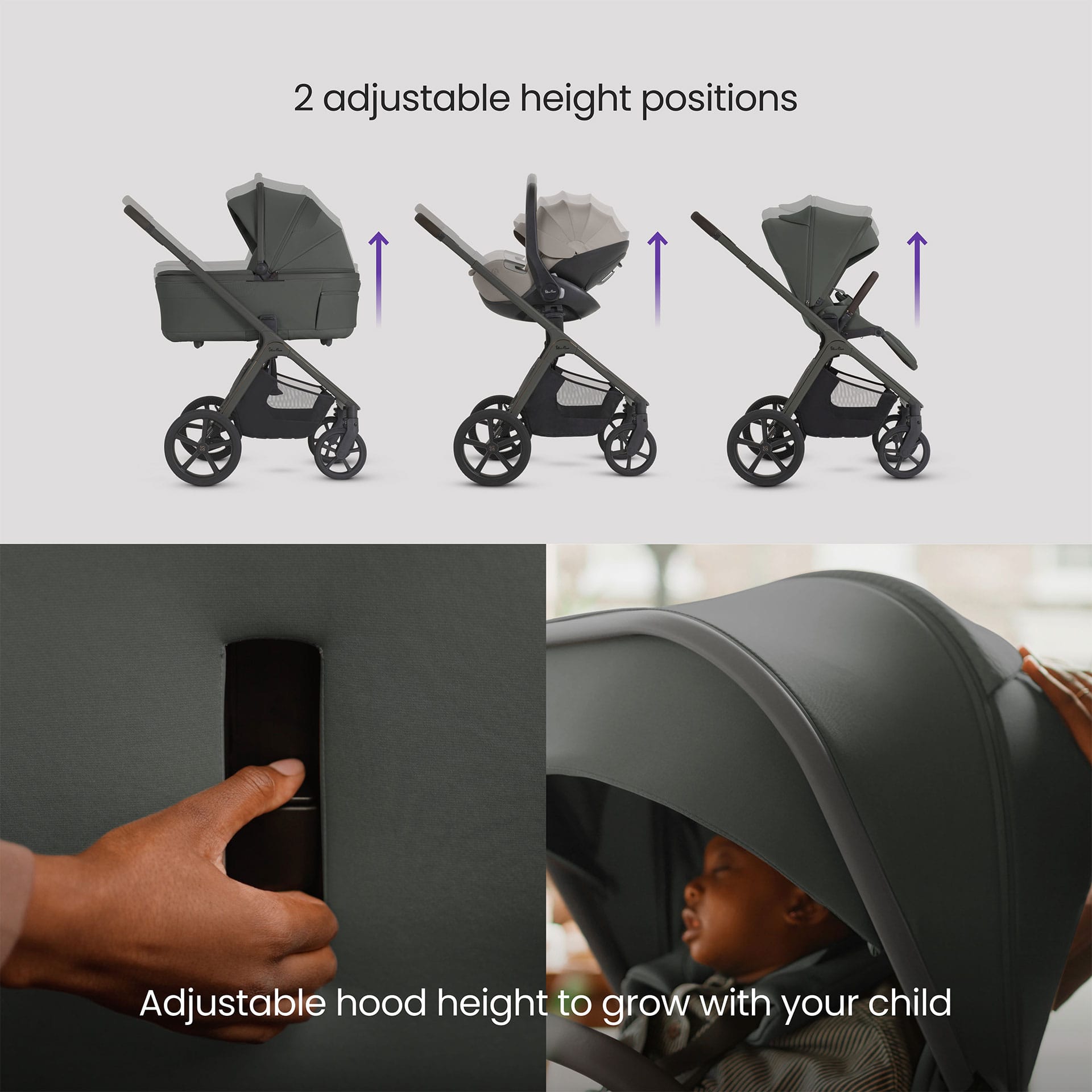 Silver Cross Cove 2 Ultimate 360 Infant Carrier Bundle in Pewter Travel Systems