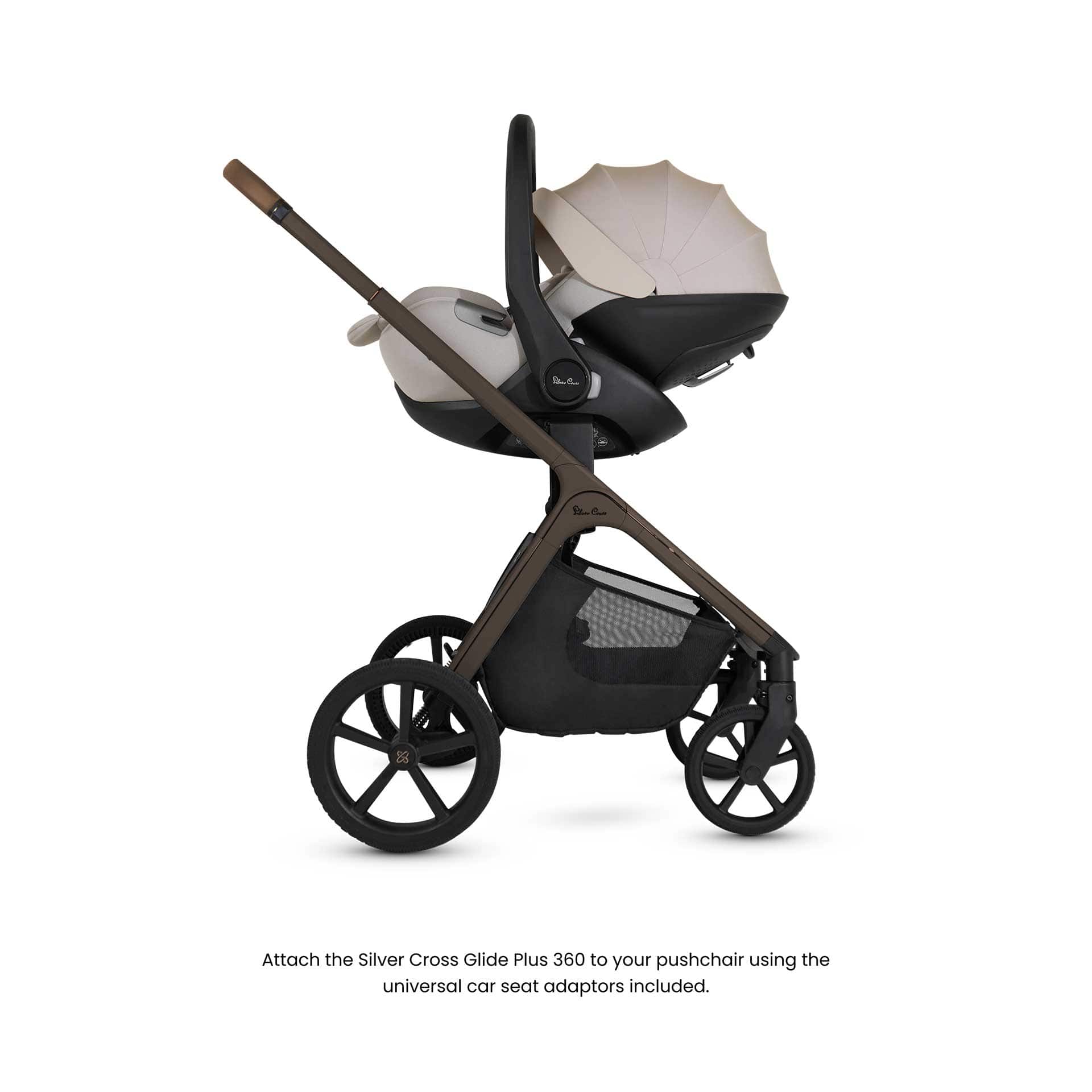 Silver Cross Cove Ultimate 360 Family Car Seat Bundle - Maple Travel Systems