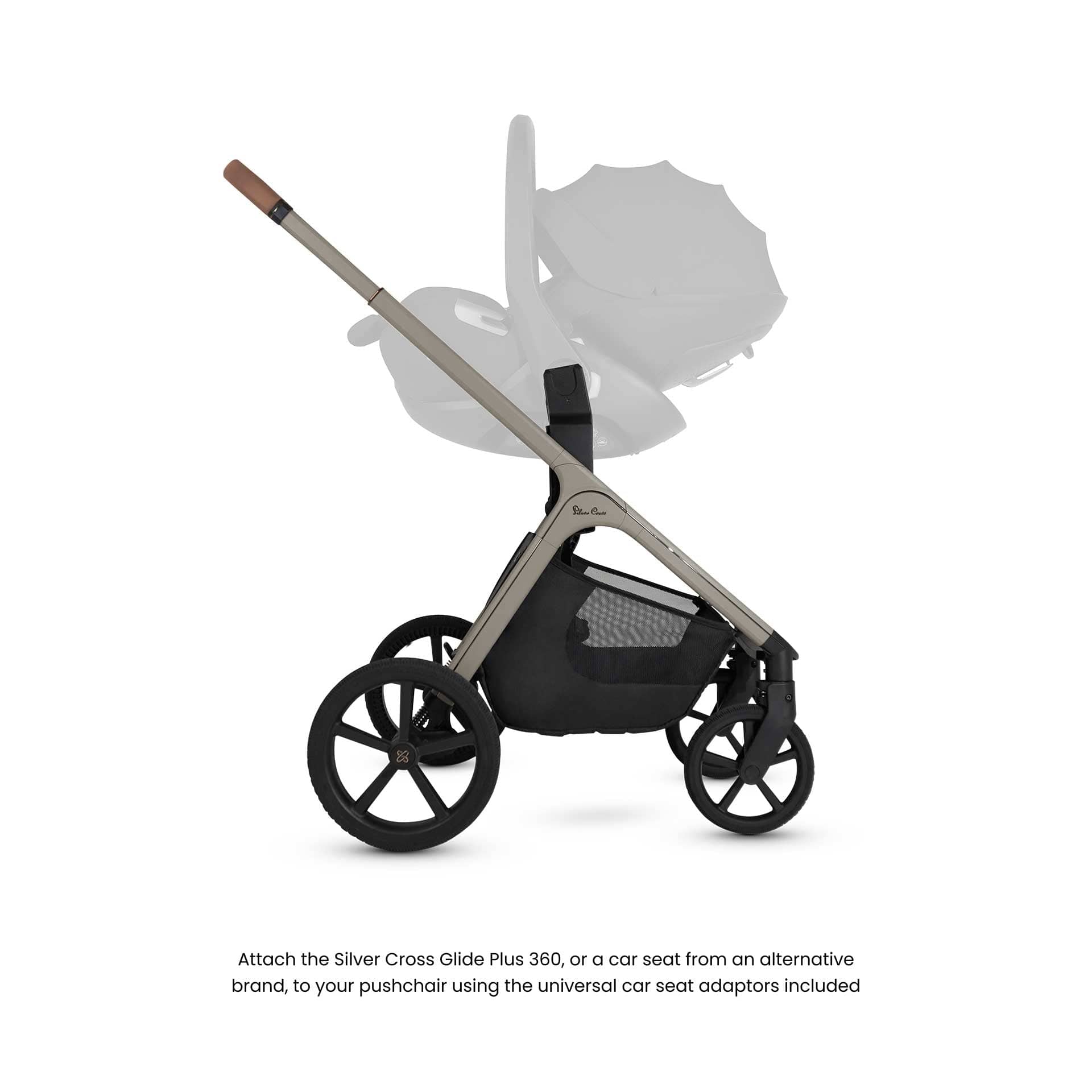 Silver Cross Cove Ultimate Cybex Travel System in Champagne Travel Systems