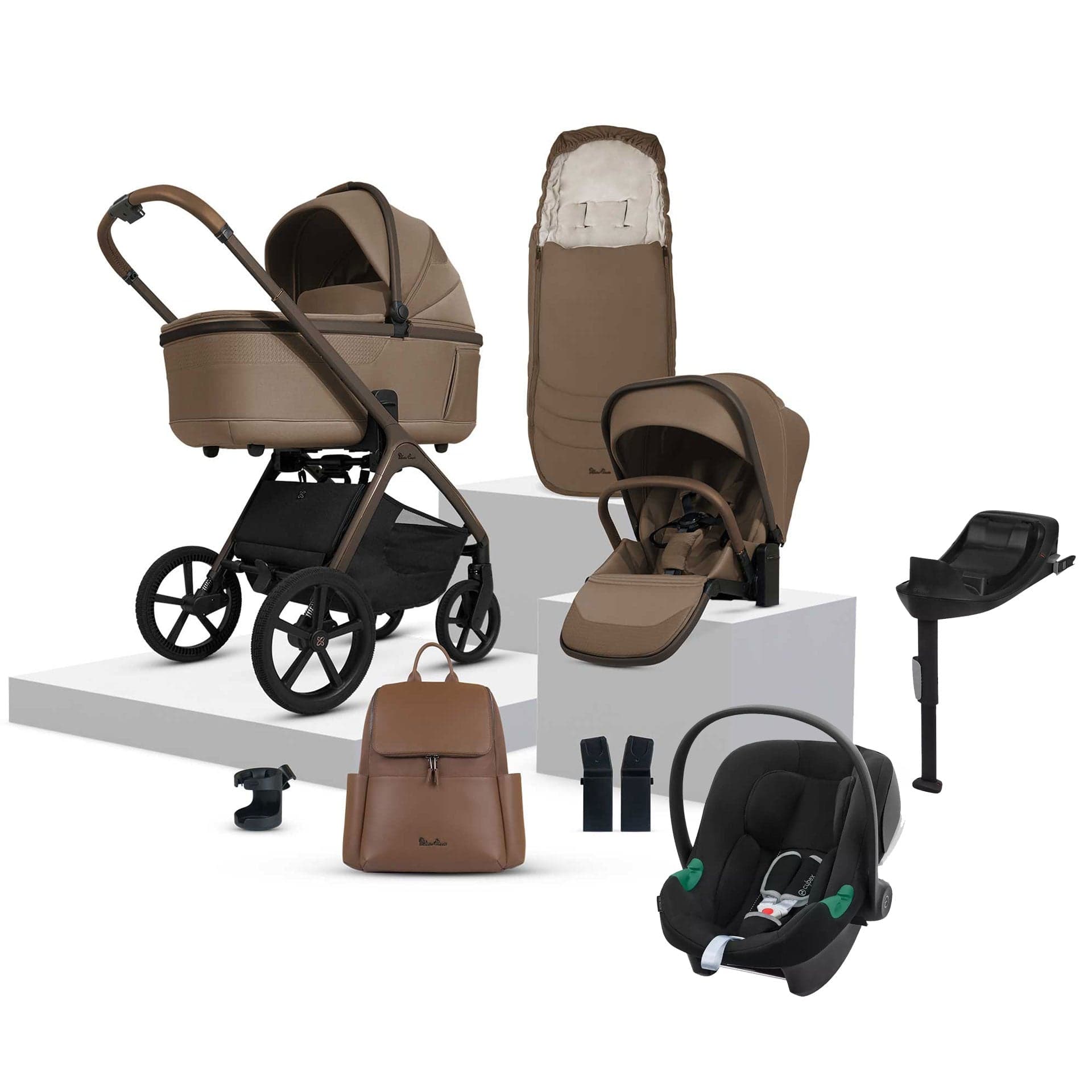 Silver Cross Cove Ultimate Cybex Travel System in Maple Travel Systems 20108-MP-4 5055836931054