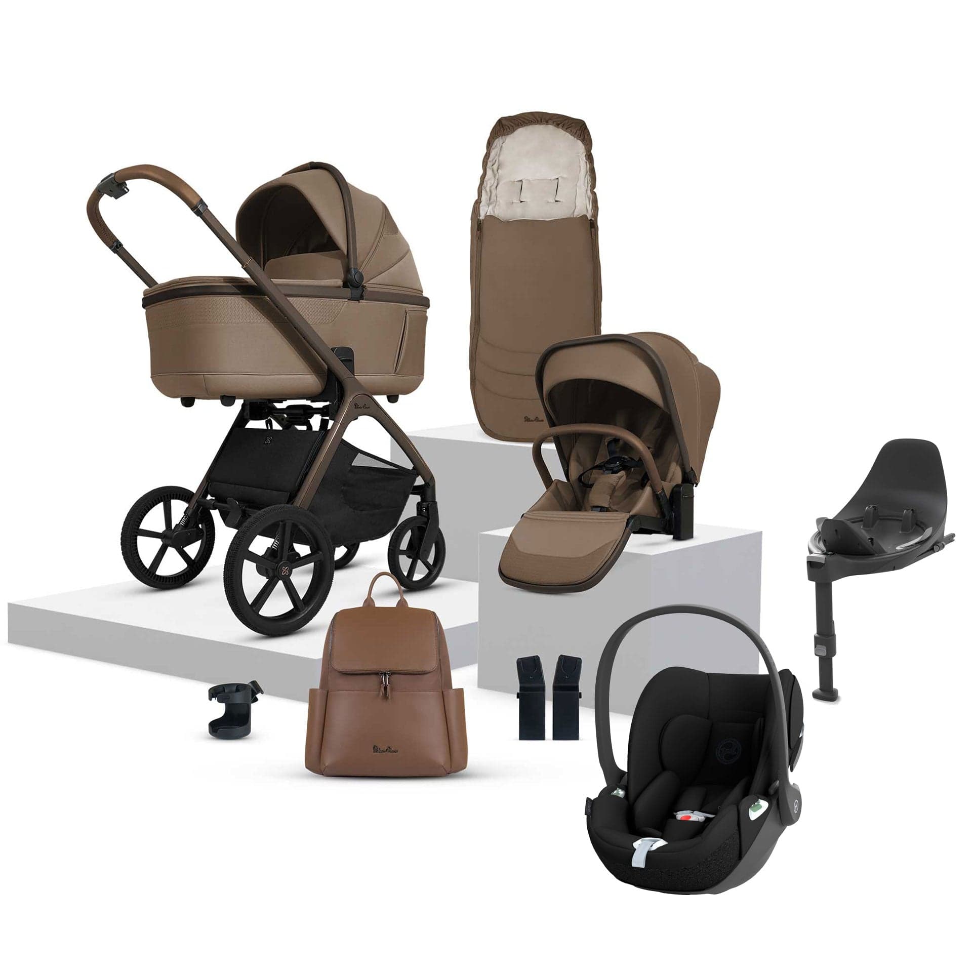 Silver Cross Cove Ultimate Cybex Travel System in Maple Travel Systems 20108-MP-6 5055836931054