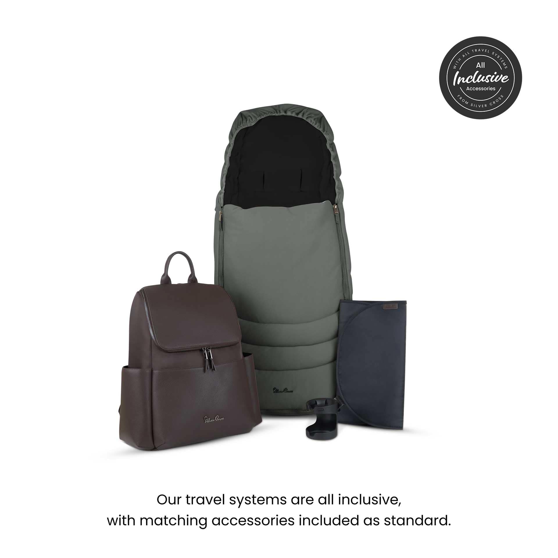 Silver Cross Cove Ultimate Cybex Travel System in Pewter Travel Systems