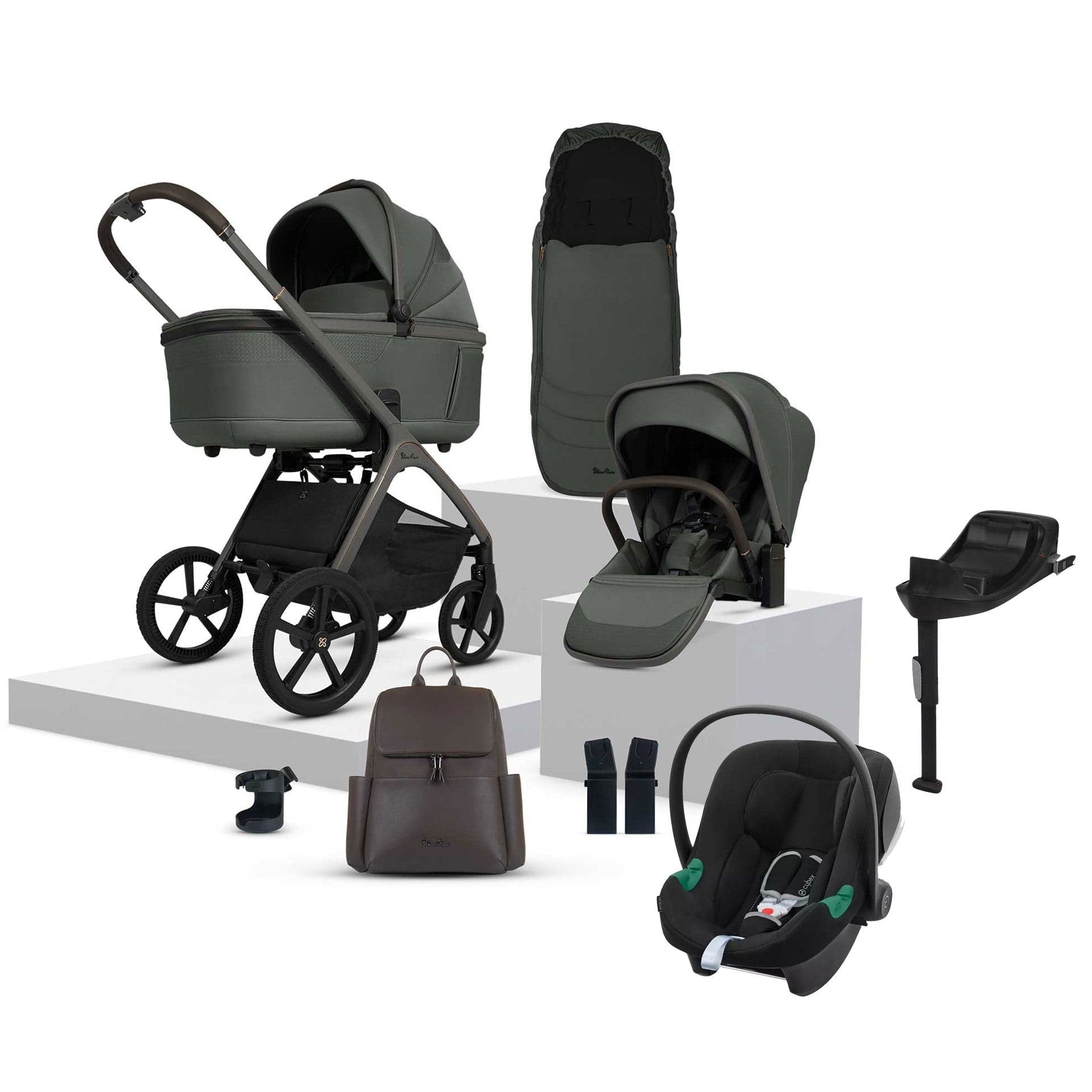 Silver Cross Cove Ultimate Cybex Travel System in Pewter Travel Systems 20110-PW-4 5055836931078