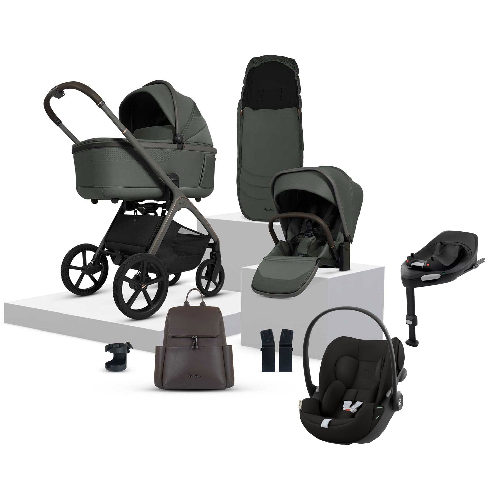 Silver Cross Cove Ultimate Cybex Travel System in Pewter Travel Systems 20110-PW-5 5055836931078