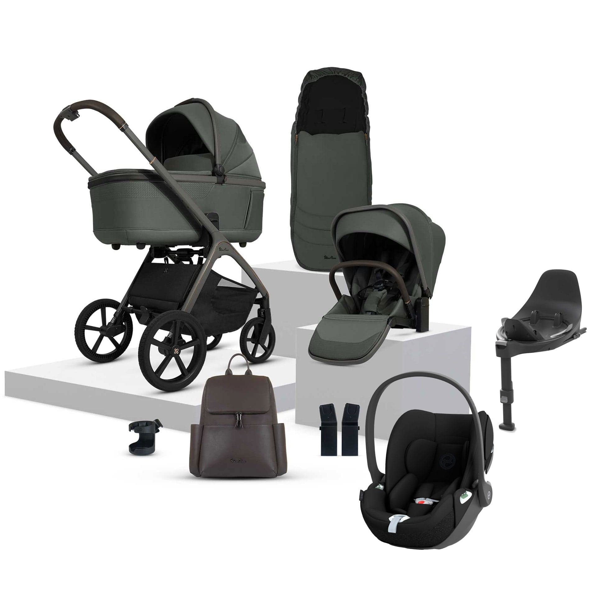 Silver Cross Cove Ultimate Cybex Travel System in Pewter Travel Systems 20110-PW-6 5055836931078