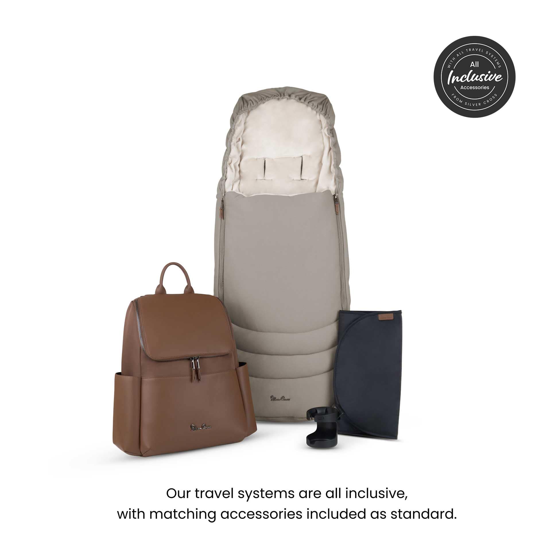 Silver Cross Cove Ultimate Maxi-Cosi Travel System in Champagne Travel Systems