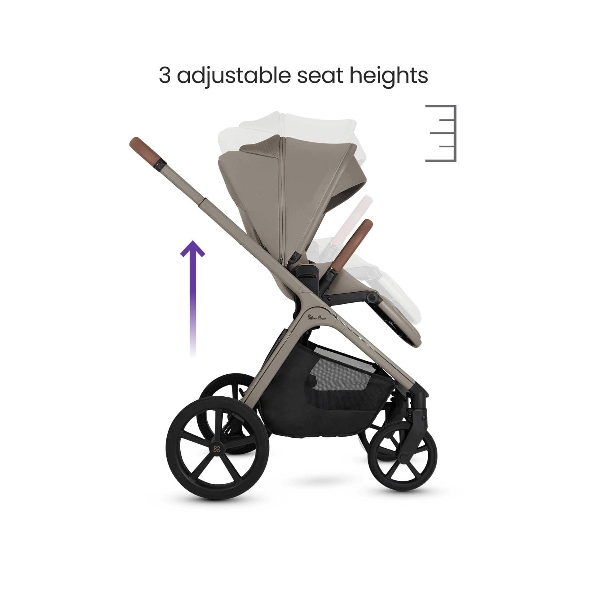 Silver Cross Cove Ultimate Maxi-Cosi Travel System in Champagne Travel Systems