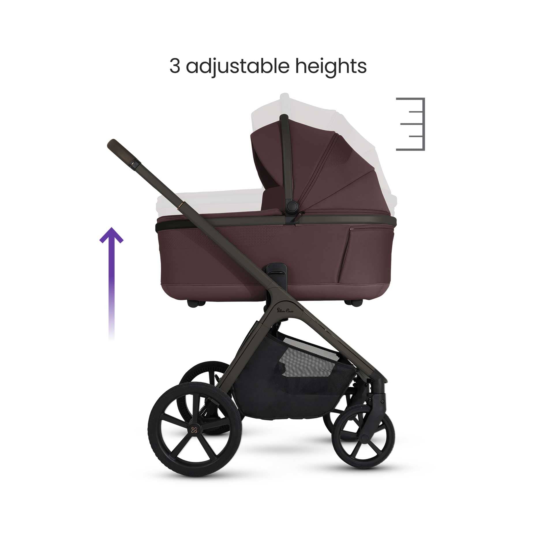 Silver Cross Cove Ultimate Maxi-Cosi Travel System in Damson Travel Systems