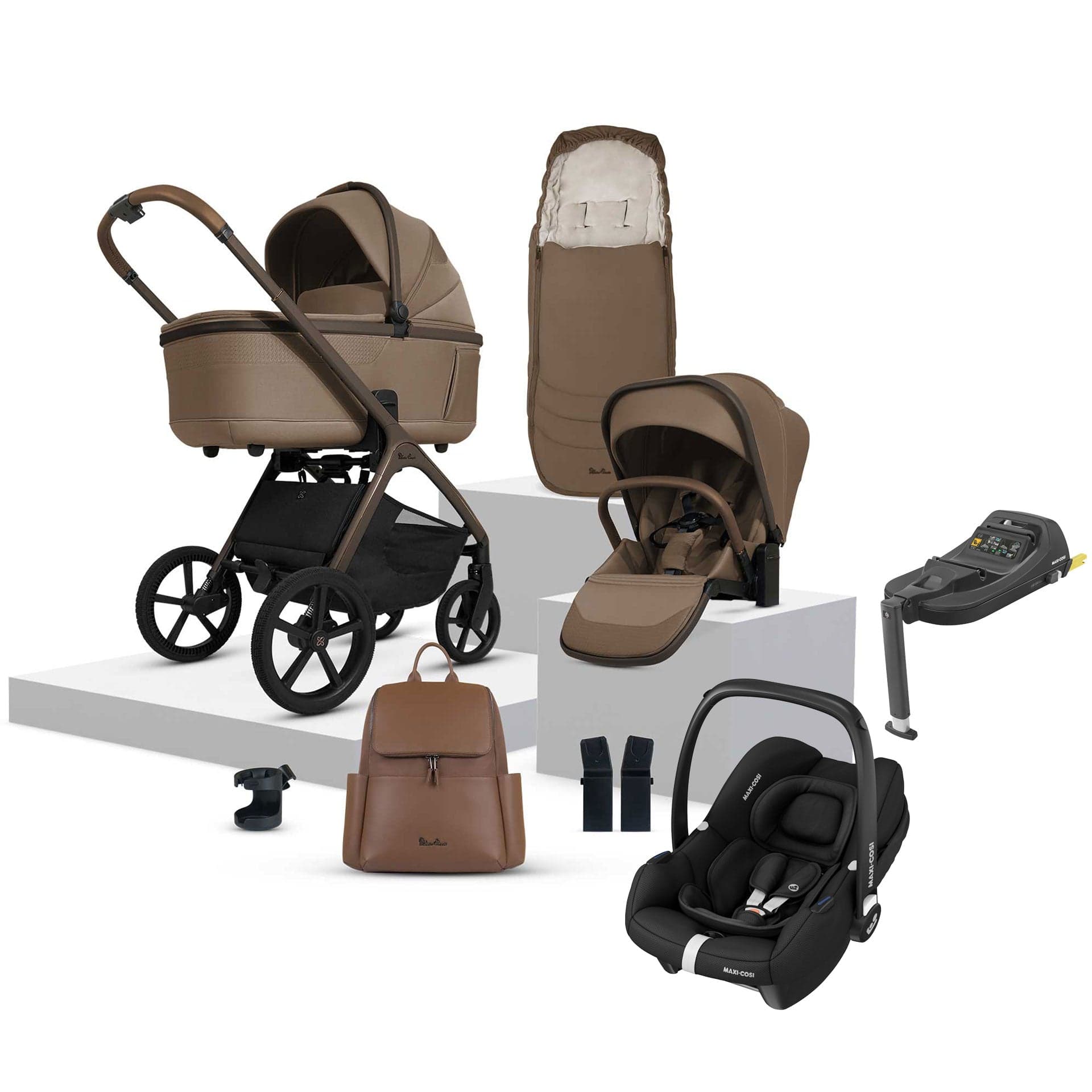 Silver Cross Cove Ultimate Maxi-Cosi Travel System in Maple Travel Systems 20108-MP-1 5055836931054