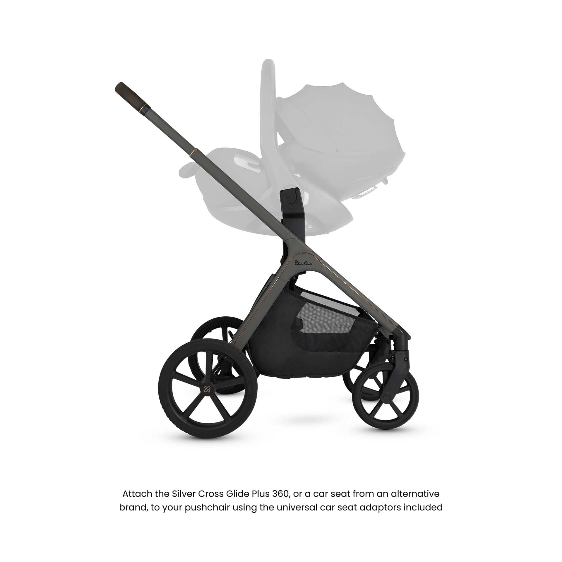 Silver Cross Cove Ultimate Maxi-Cosi Travel System in Pewter Travel Systems