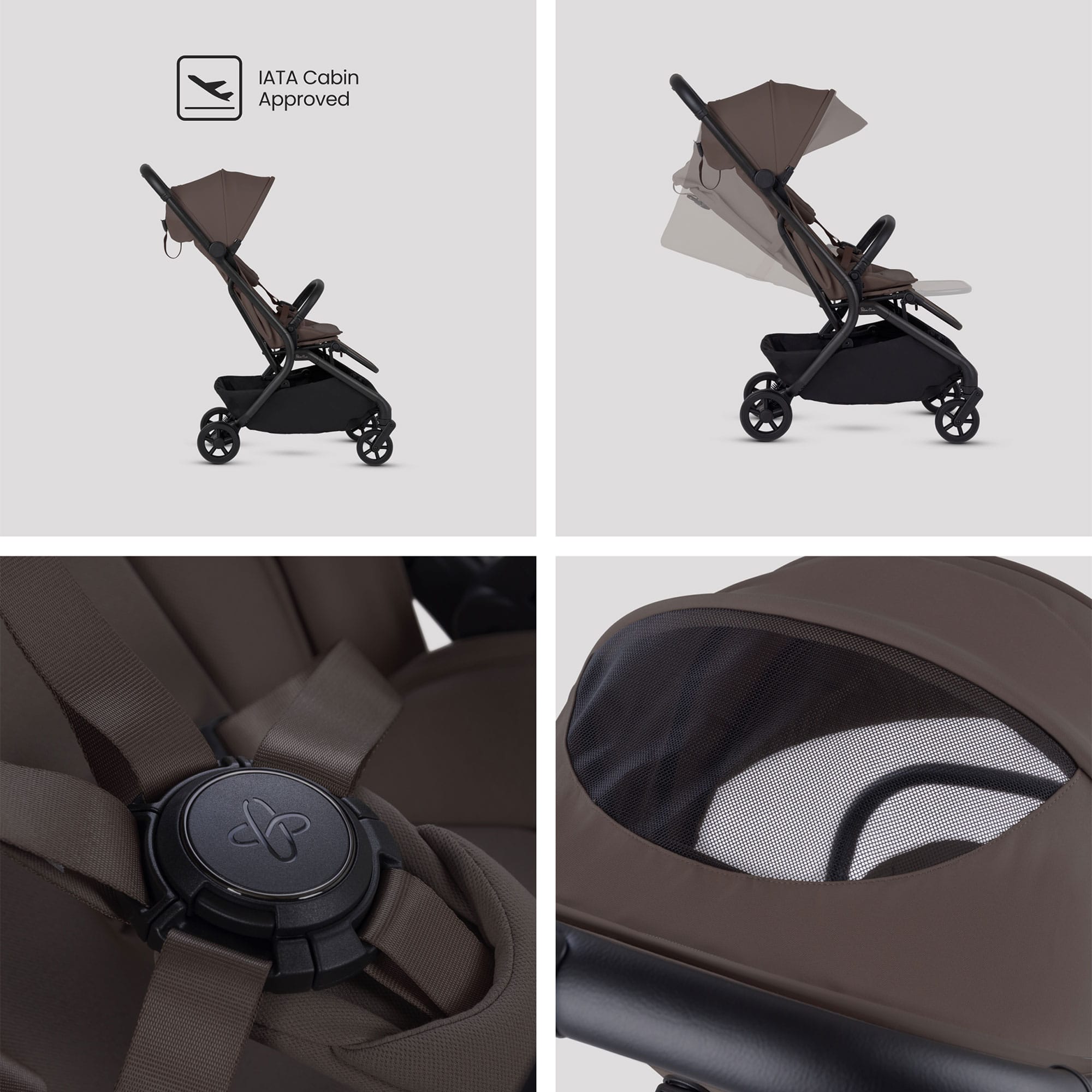 Silver Cross Nia Travel System in Chocolate Travel Systems