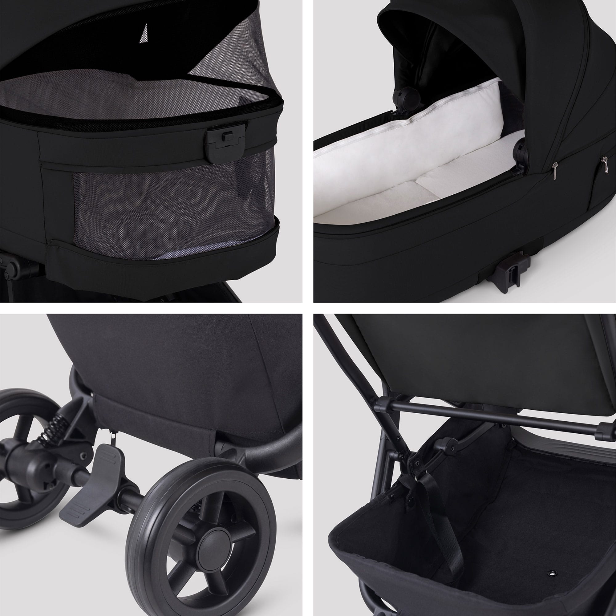 Silver Cross Nia Travel System in Onyx Travel Systems
