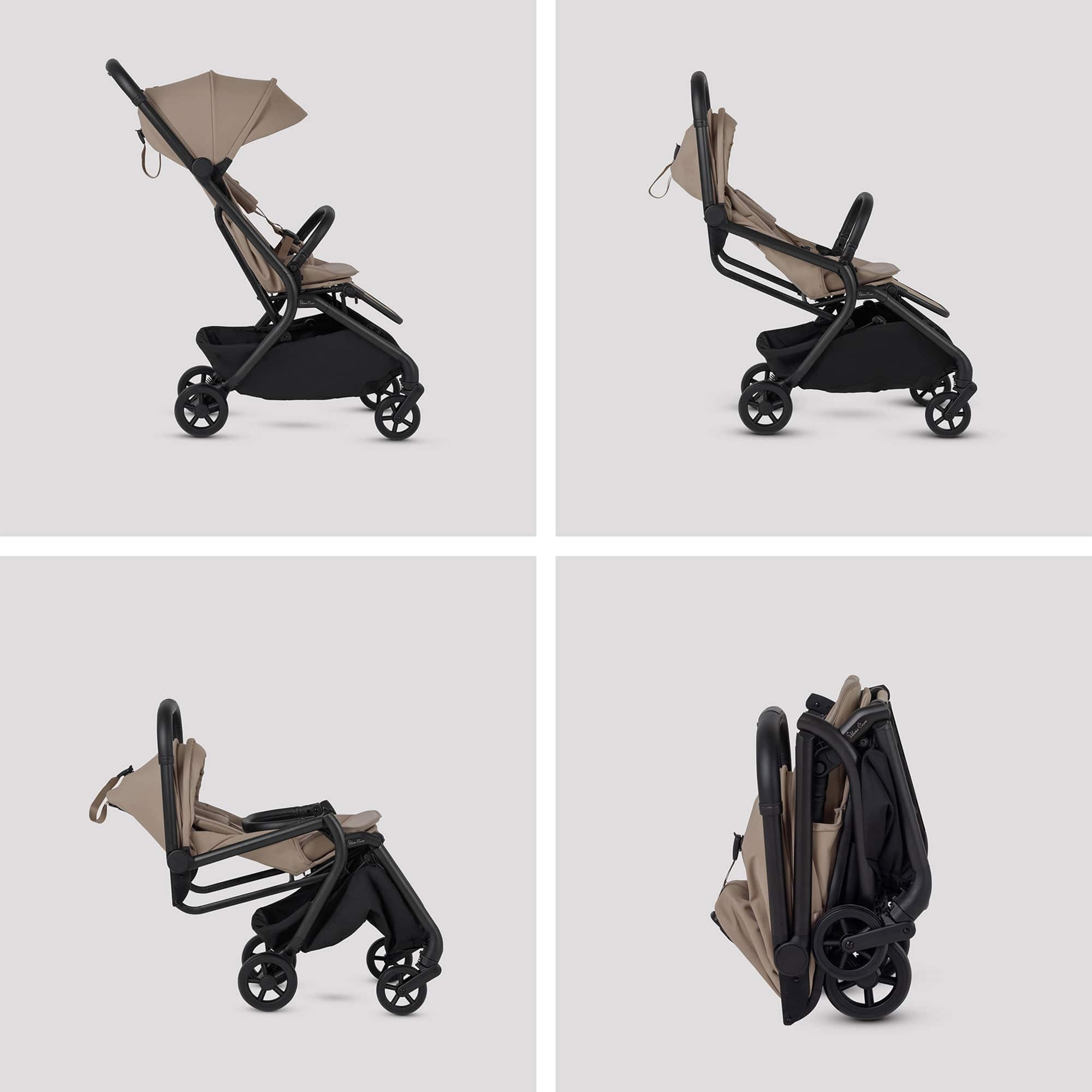 Silver Cross Nia Travel System with Accessories in Champagne Travel Systems