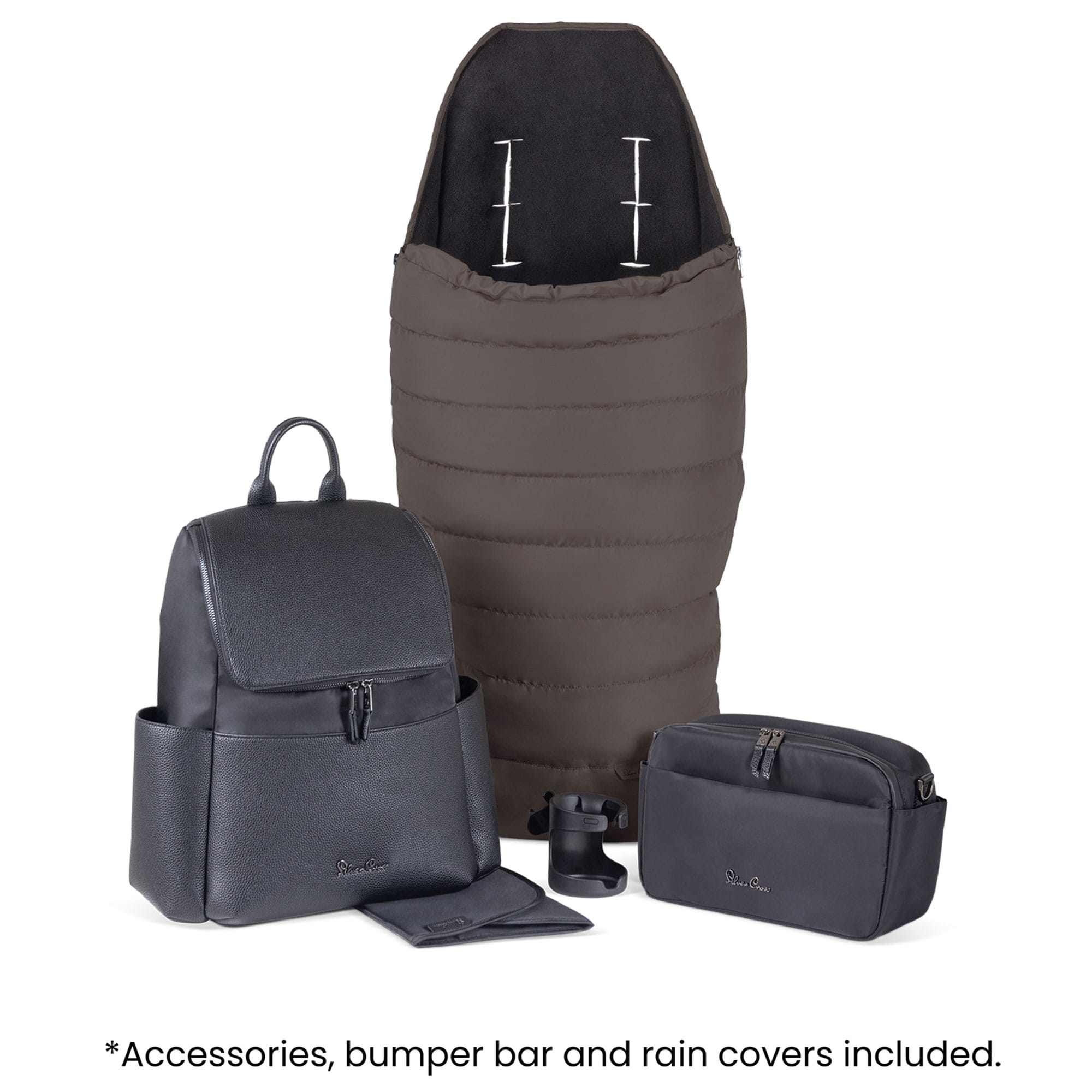 Silver Cross Nia Travel System with Accessories in Chocolate Travel Systems