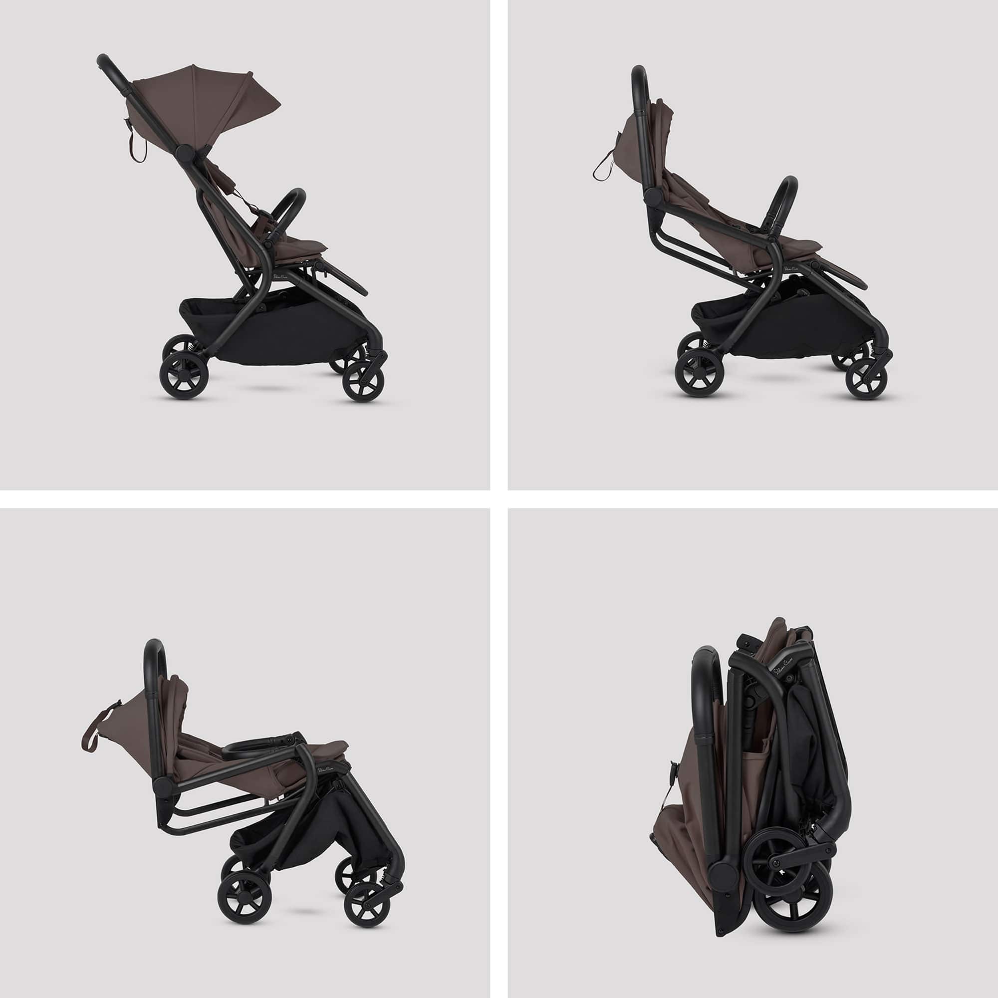 Silver Cross Nia Travel System with Accessories in Chocolate Travel Systems