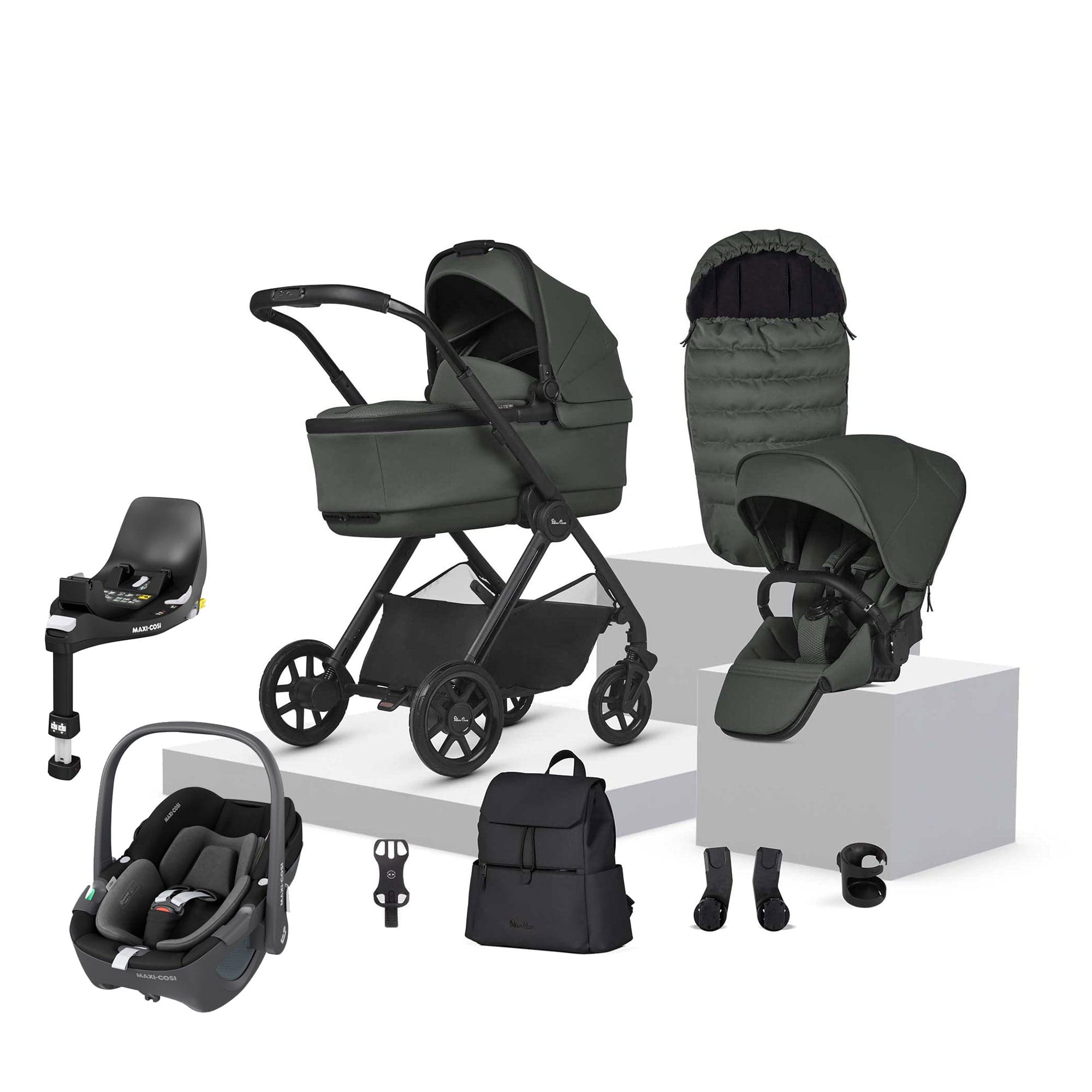 Silver Cross Reef 2 Maxi-Cosi Travel System in Pewter Travel Systems 20304-PEW-3 5055836932532