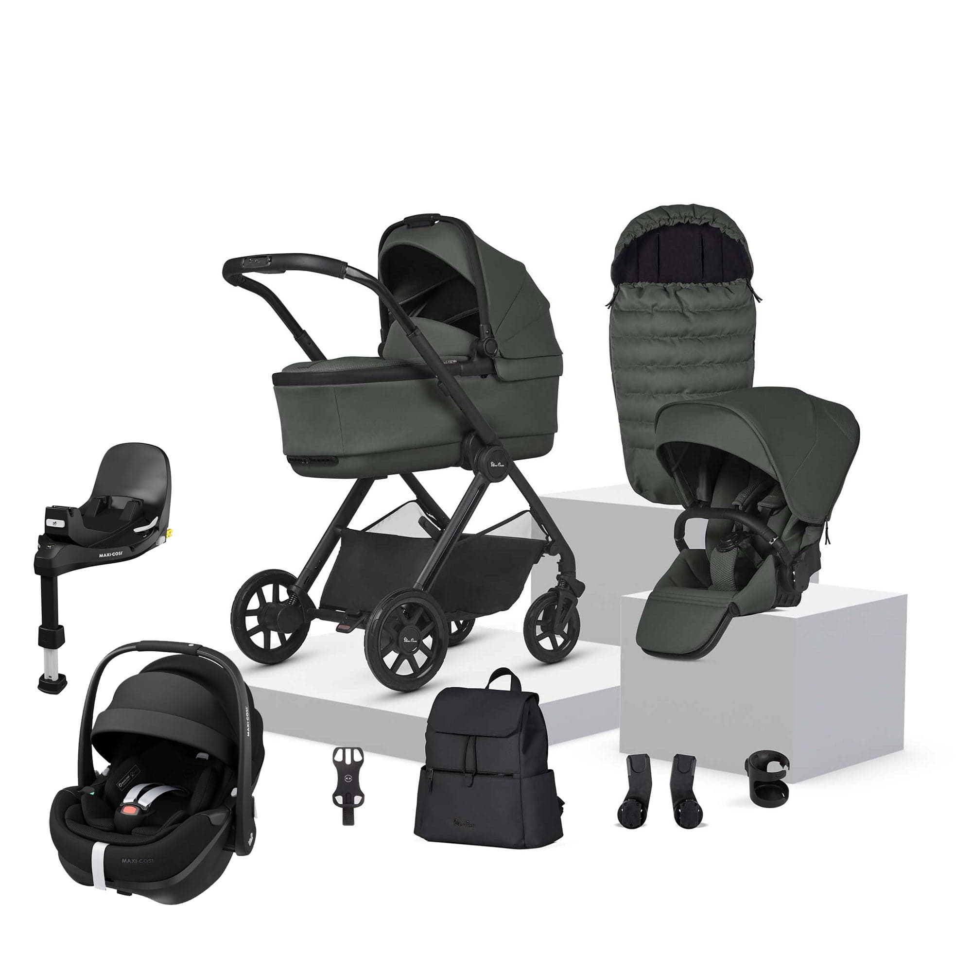 Silver Cross Reef 2 Maxi-Cosi Travel System in Pewter Travel Systems 20304-PEW-4 5055836932532