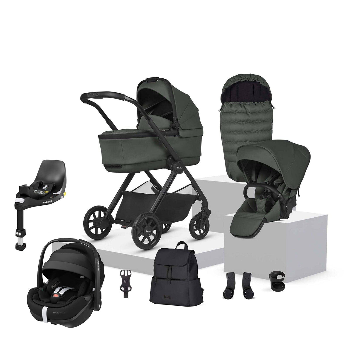 Silver Cross Reef 2 Maxi-Cosi Travel System in Pewter Travel Systems 20304-PEW-4 5055836932532