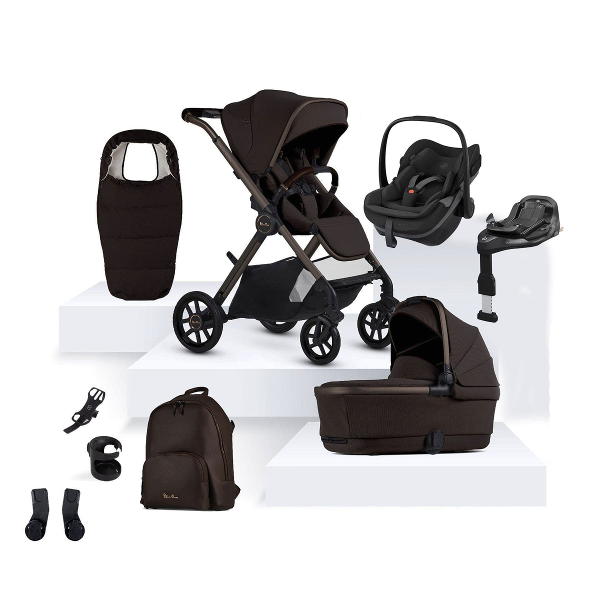 Silver Cross Reef 2 Special Edition Maxi-Cosi Travel System in Ganache Travel Systems 23609-GAN-3 5055836928429