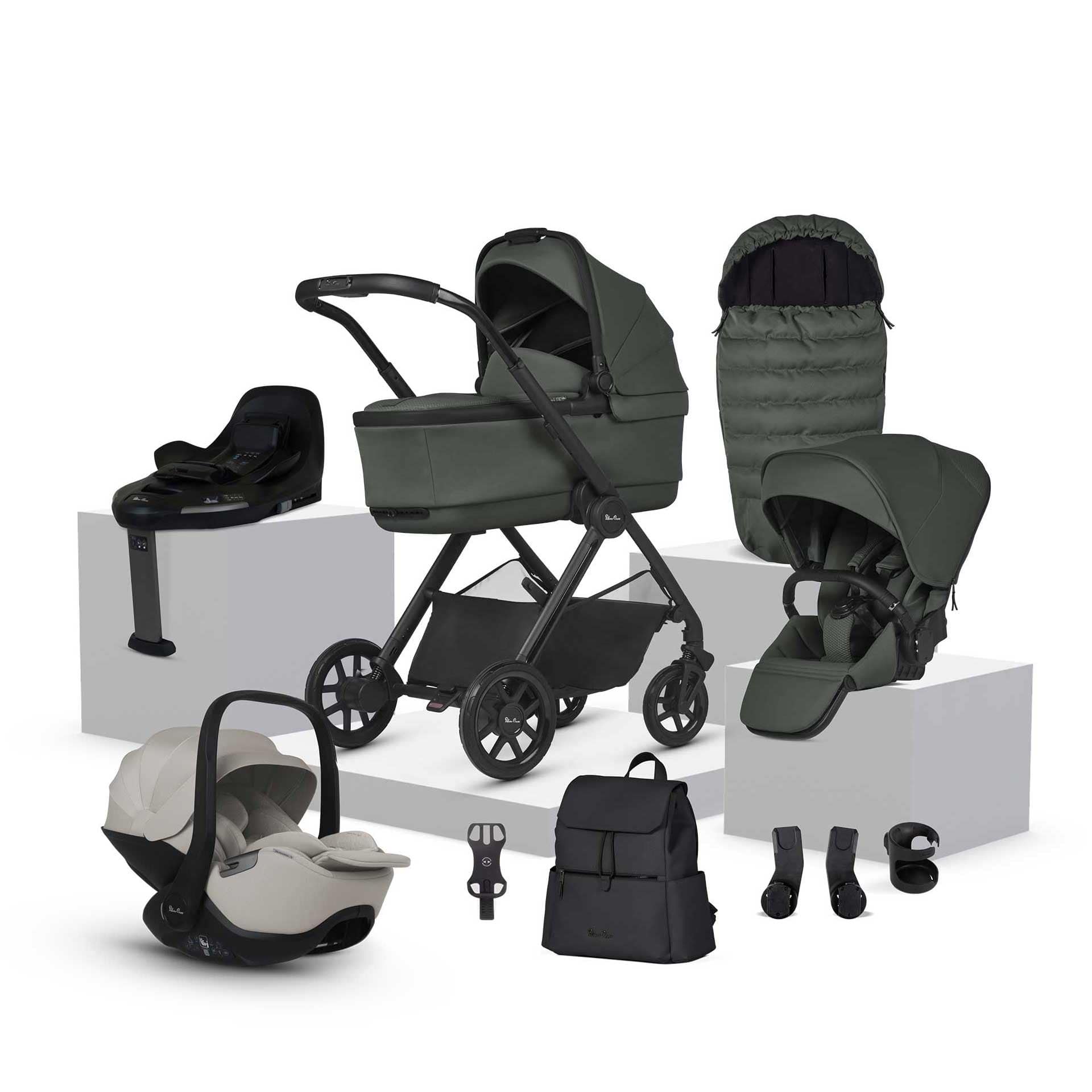 Silver Cross Reef 2 Ultimate 360 Bundle in Pewter Travel Systems IR2U.PTB-1 5055836932563