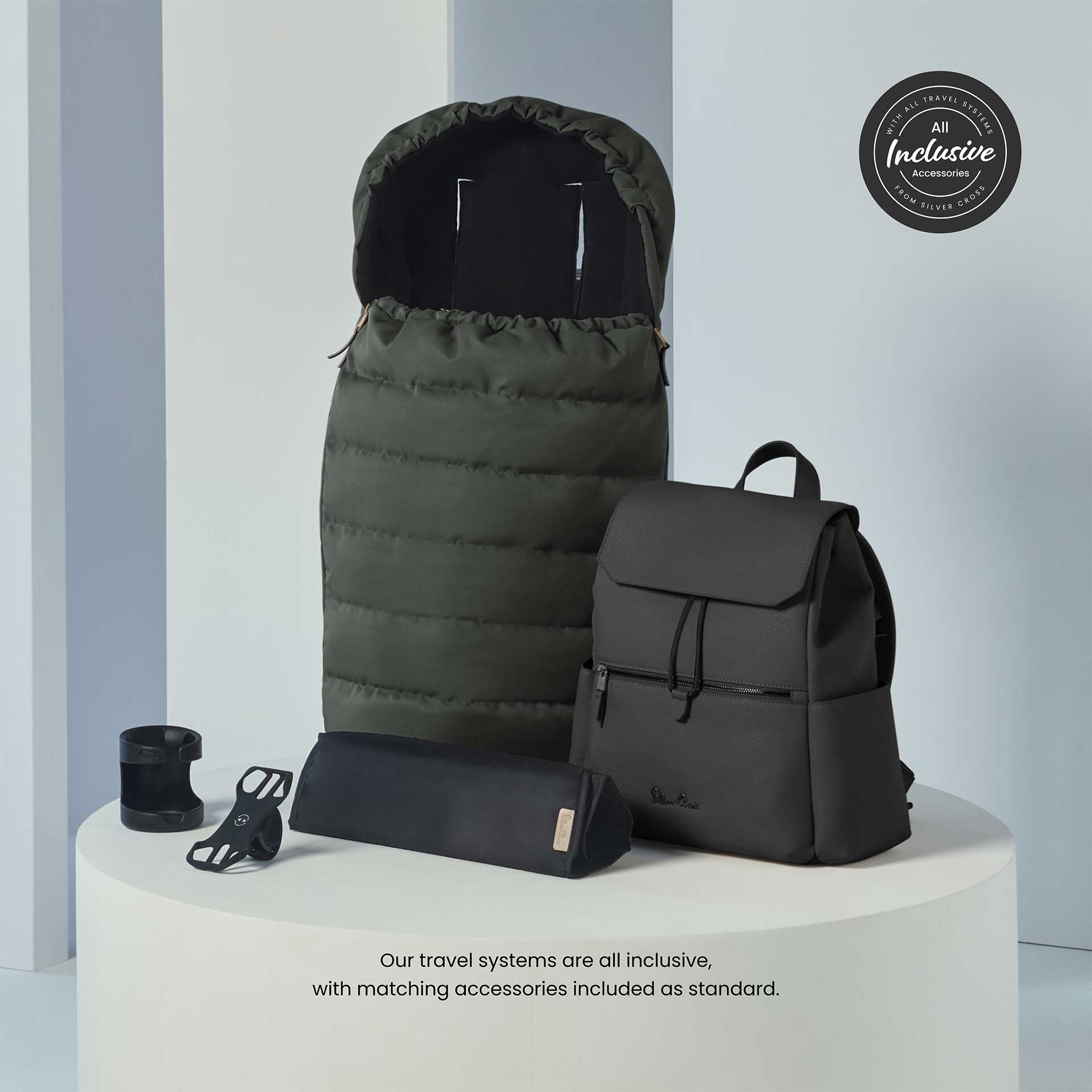 Silver Cross Reef 2 Ultimate 360 Bundle in Pewter Travel Systems IR2U.PTB 5055836932563