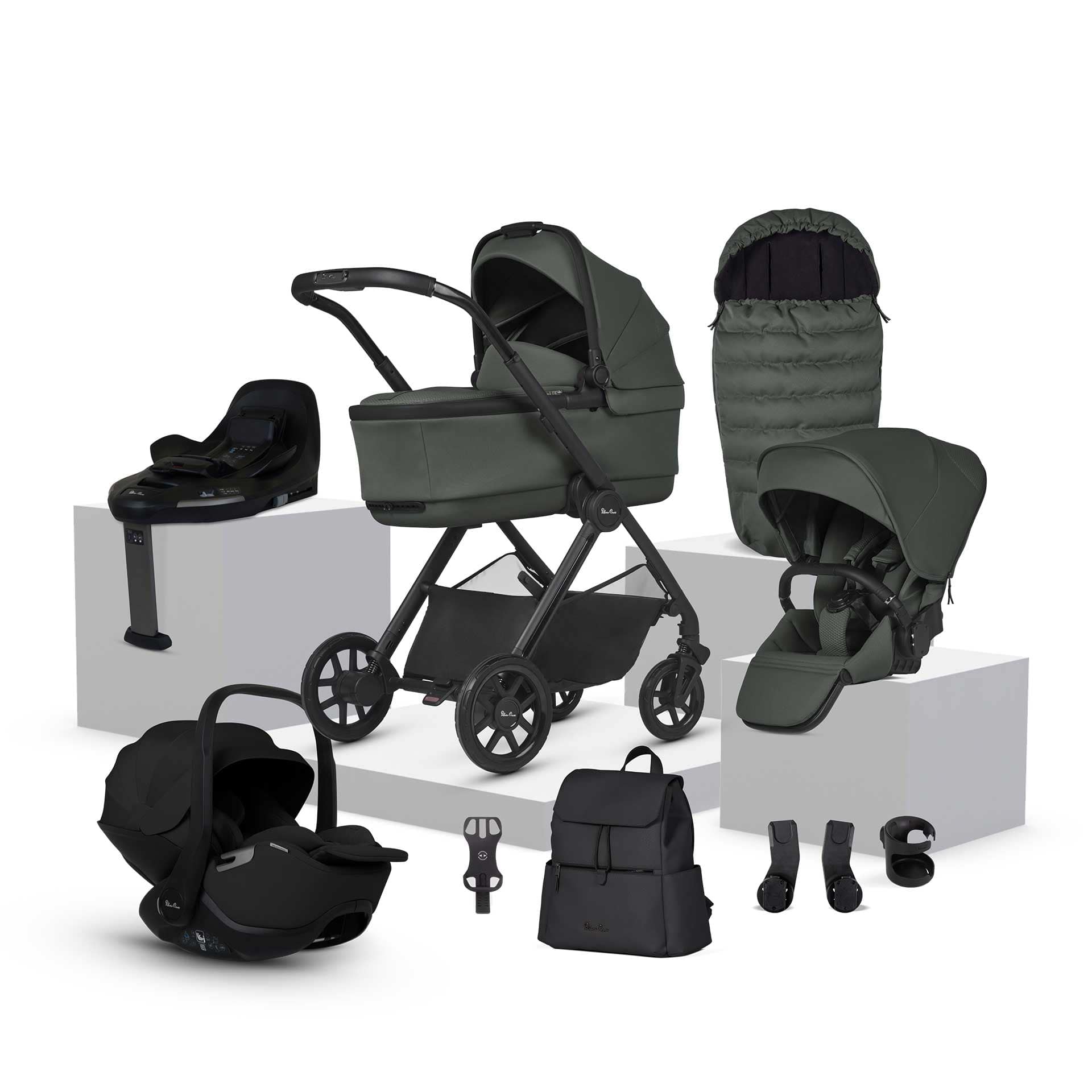 Silver Cross Reef 2 Ultimate 360 Bundle in Pewter Travel Systems IR2U.PTB 5055836932563